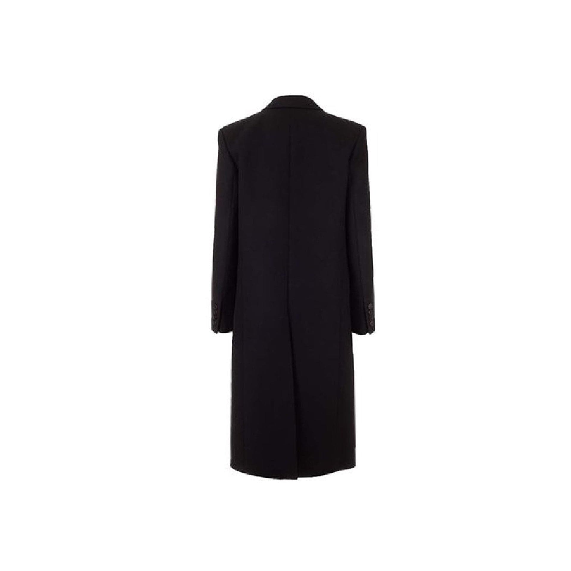 Saint Laurent Satin Coat With Button Cuffs - alternate view