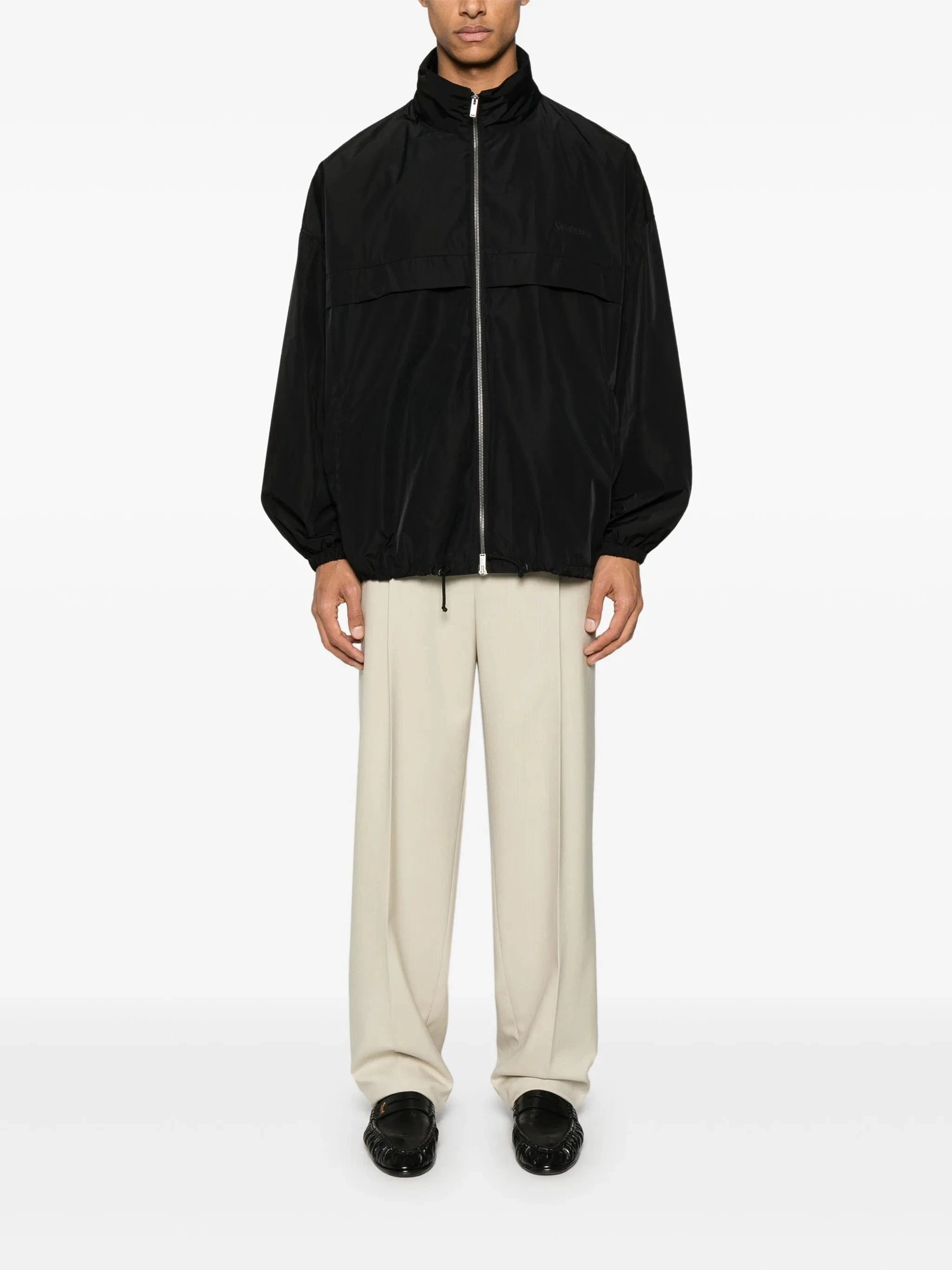 Saint Laurent Serge Logo-Print Jacket