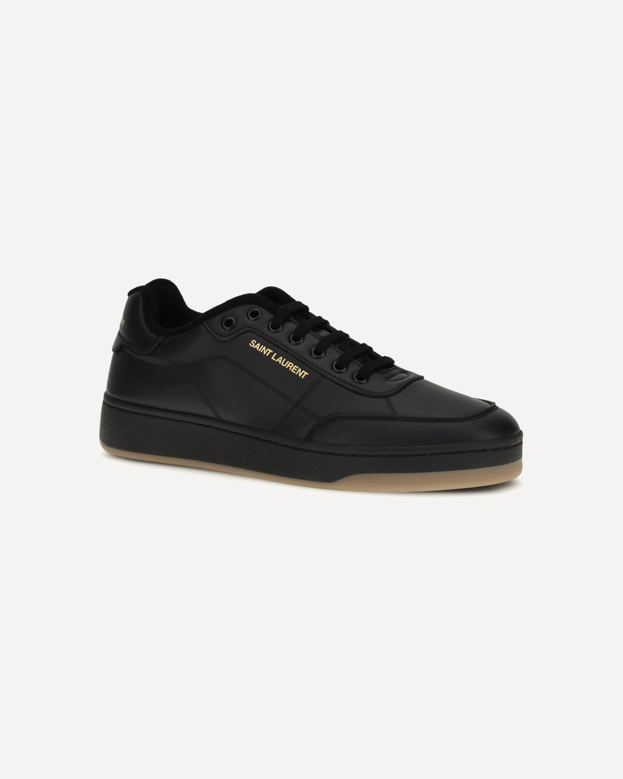 Saint Laurent Sl/61 Calfskin Leather Sneakers