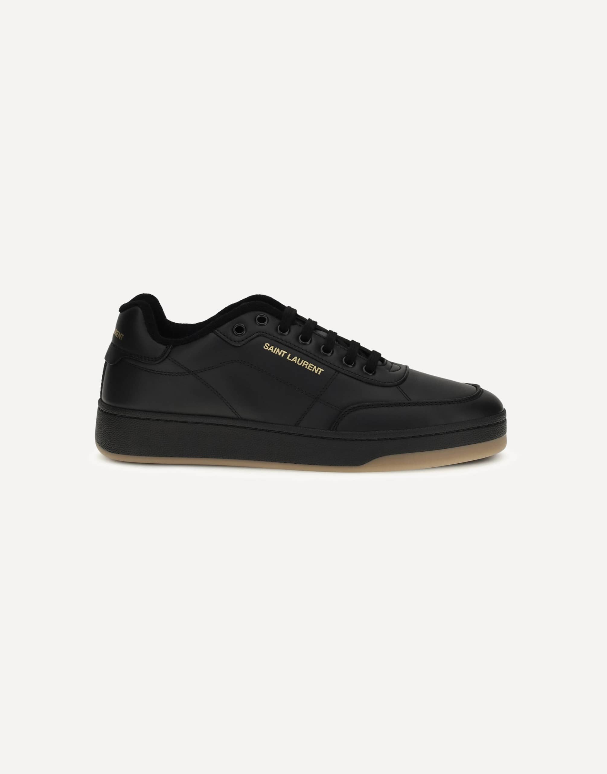 Saint Laurent Sl/61 Calfskin Leather Sneakers