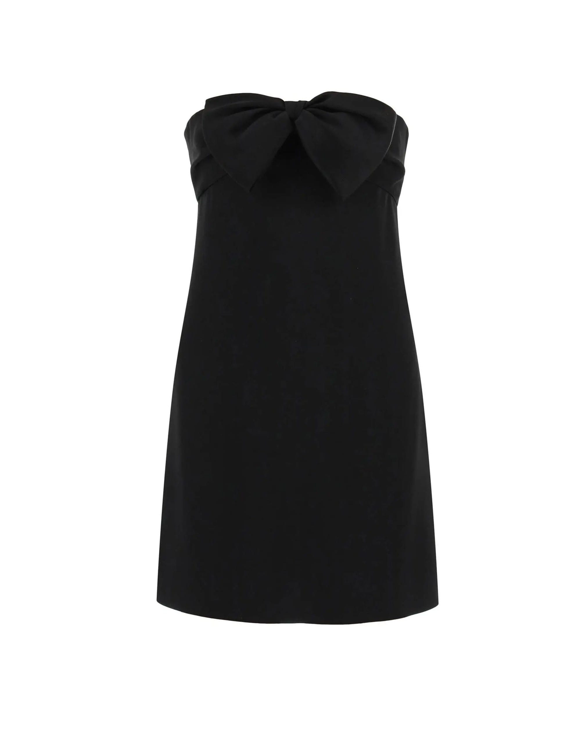 Saint Laurent Sleeveless Bow Mini Dress