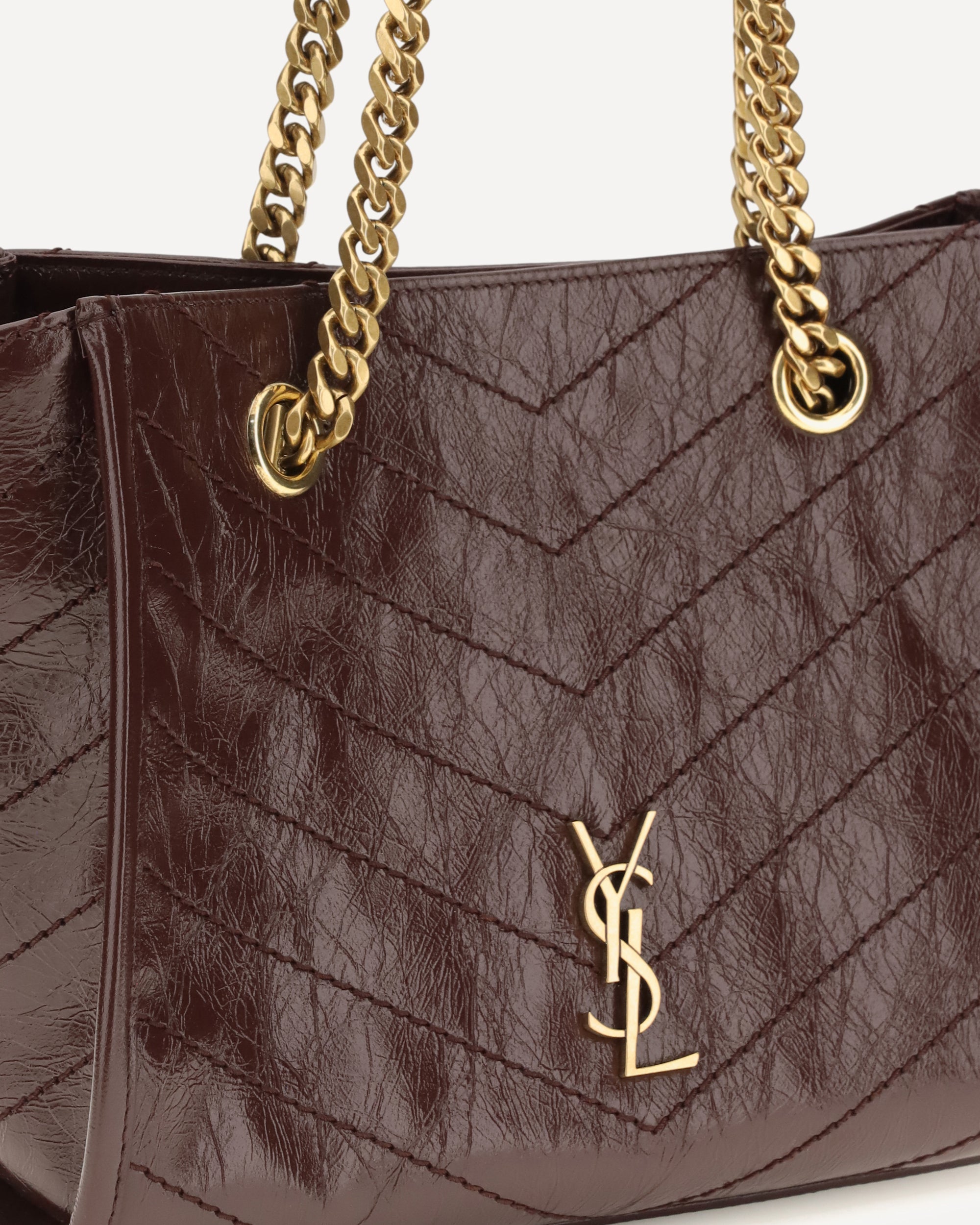 Saint Laurent Small Niki Leather Tote Bag
