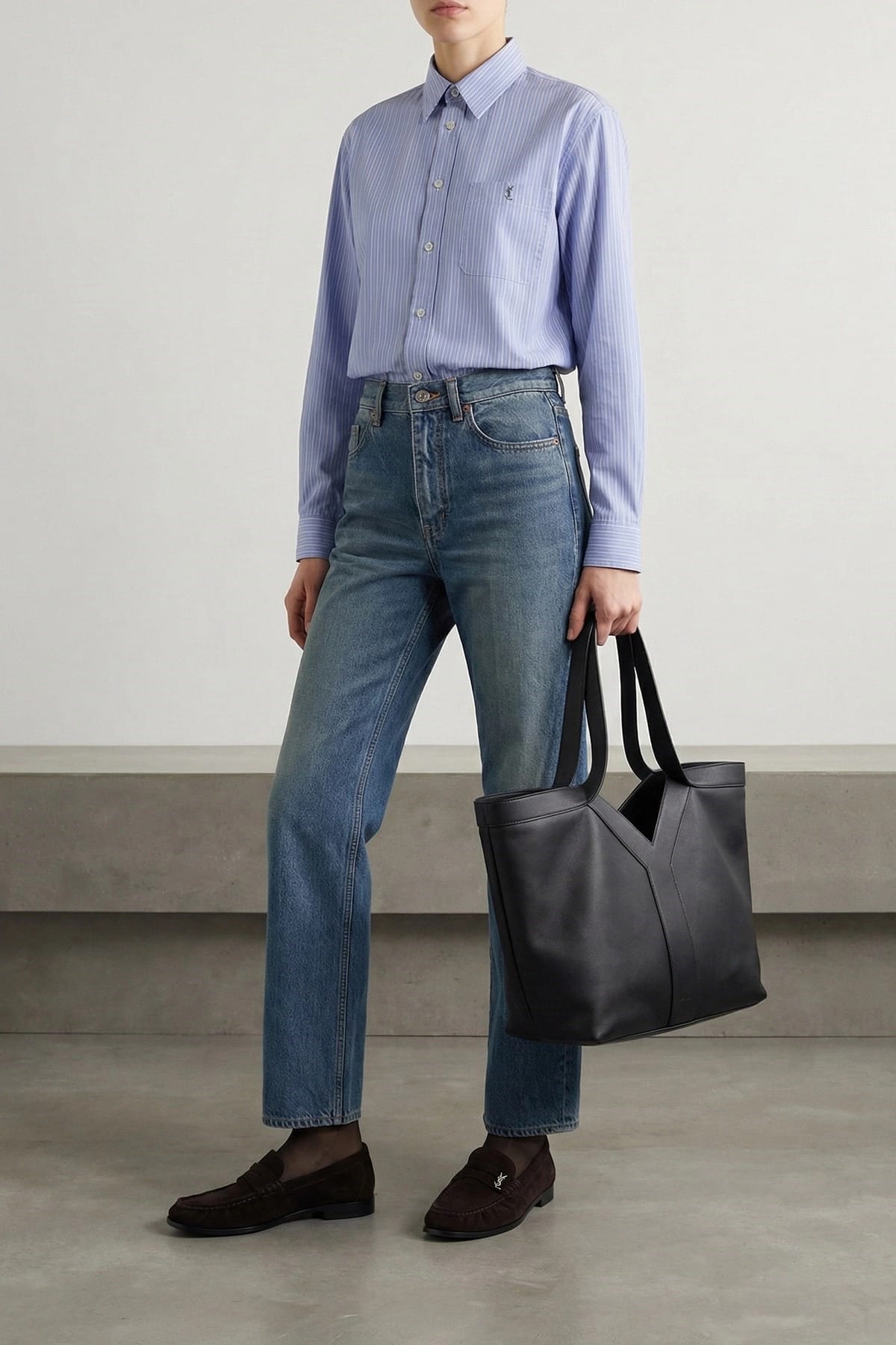 Saint Laurent Saint Laurent Small Y Tote Bag