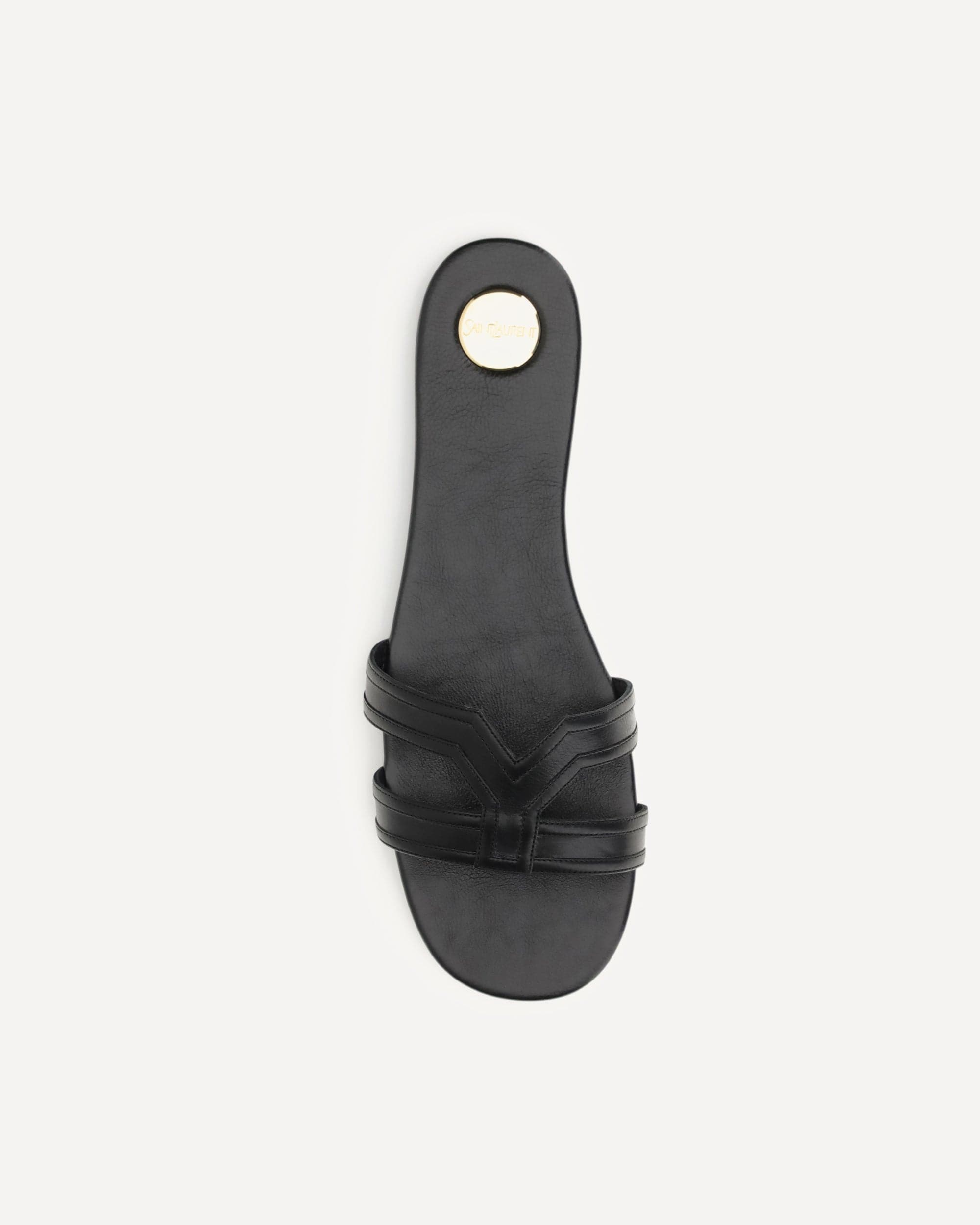 Saint Laurent Smooth Leather Mabrouka Sandals