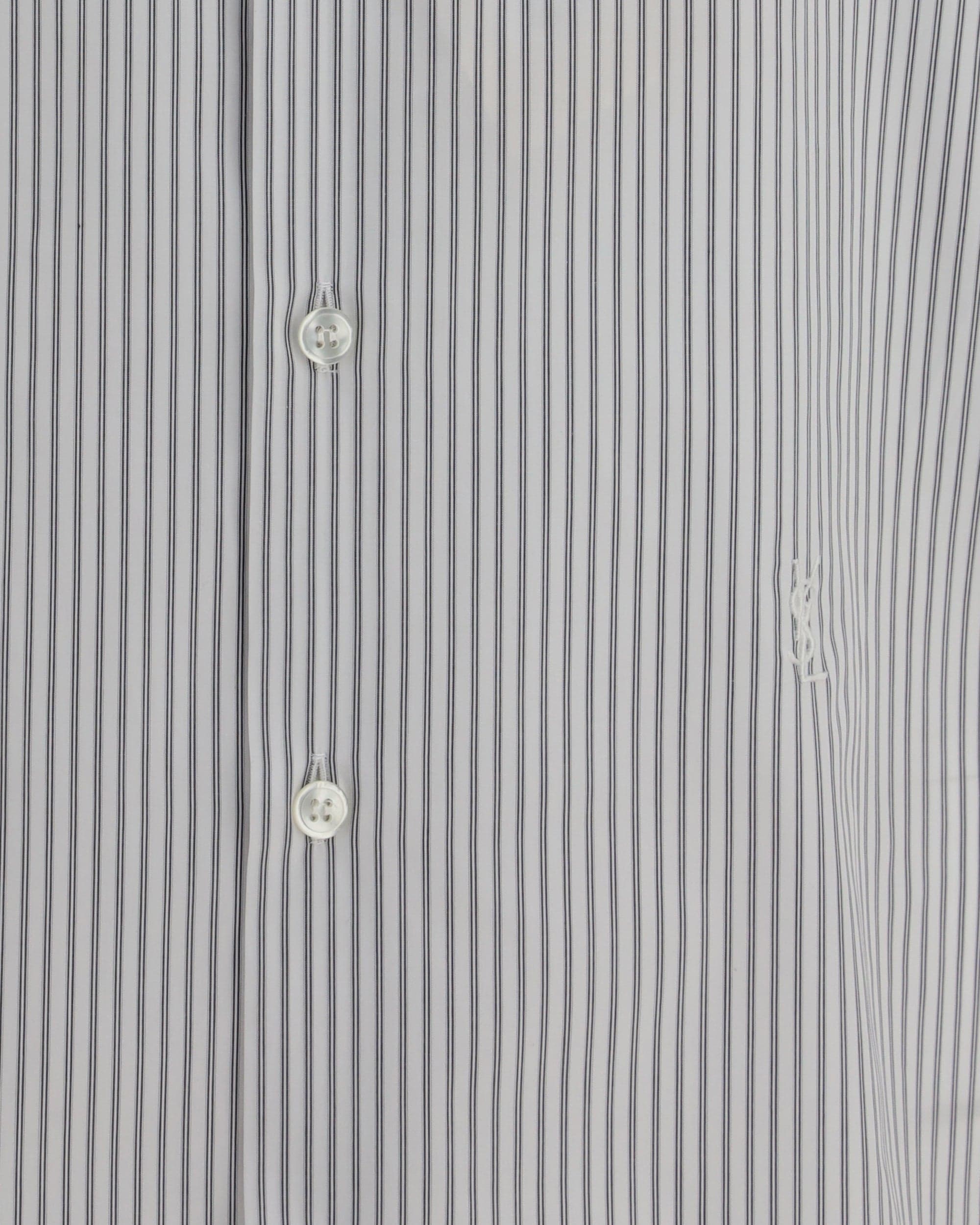 Saint Laurent Striped Shirt With Button Fastening