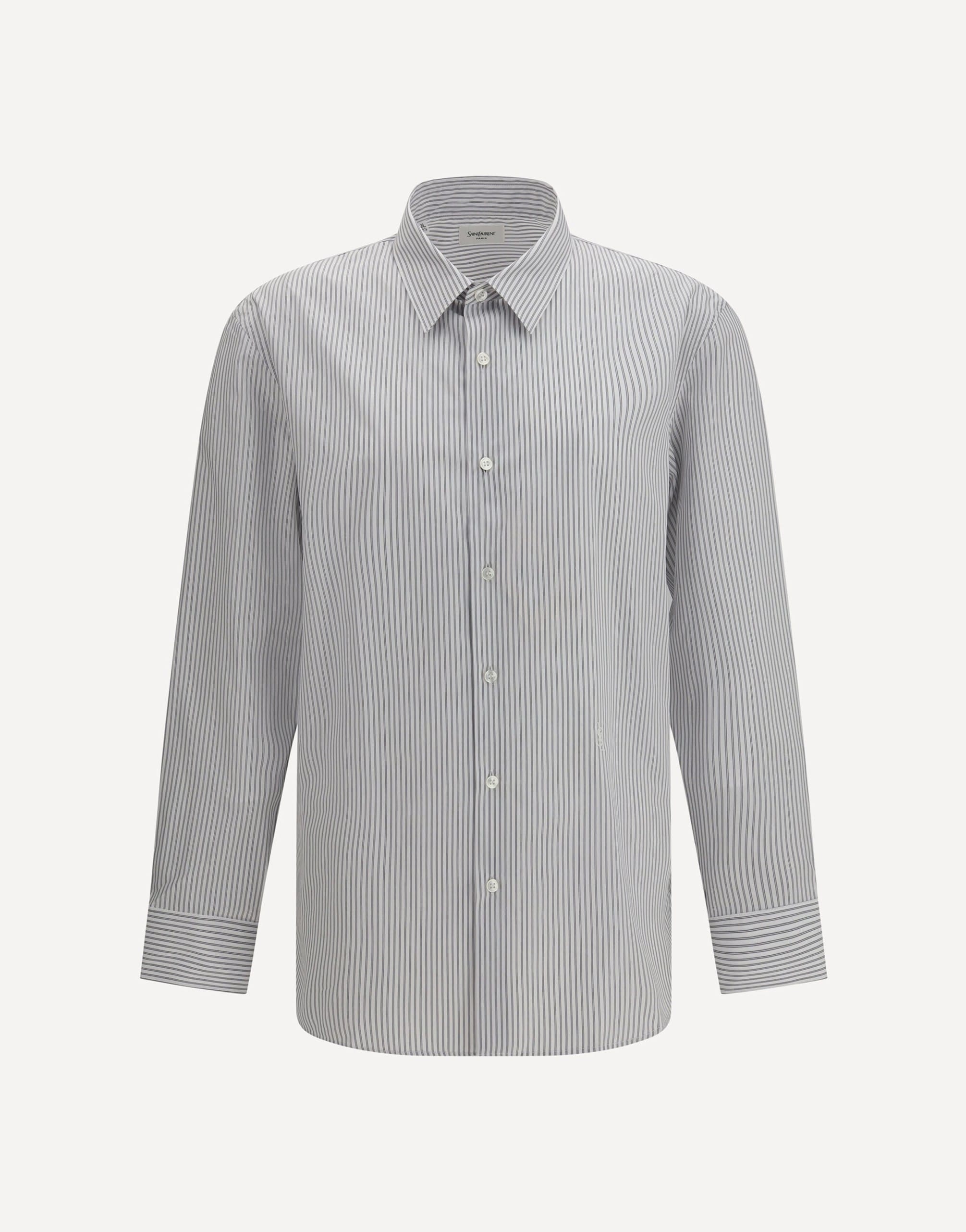 Saint Laurent Striped Shirt With Button Fastening