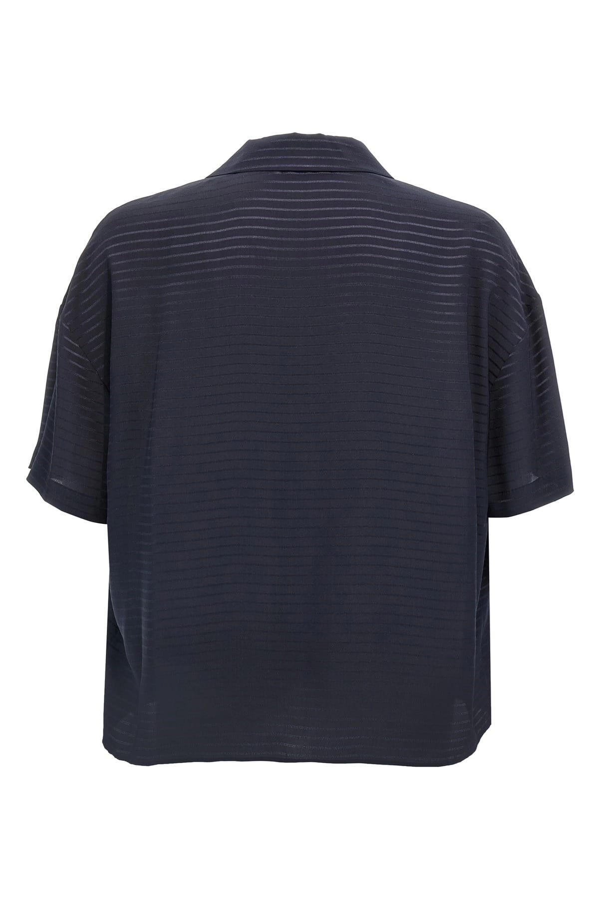 Saint Laurent Saint Laurent Striped Silk Polo Shirt