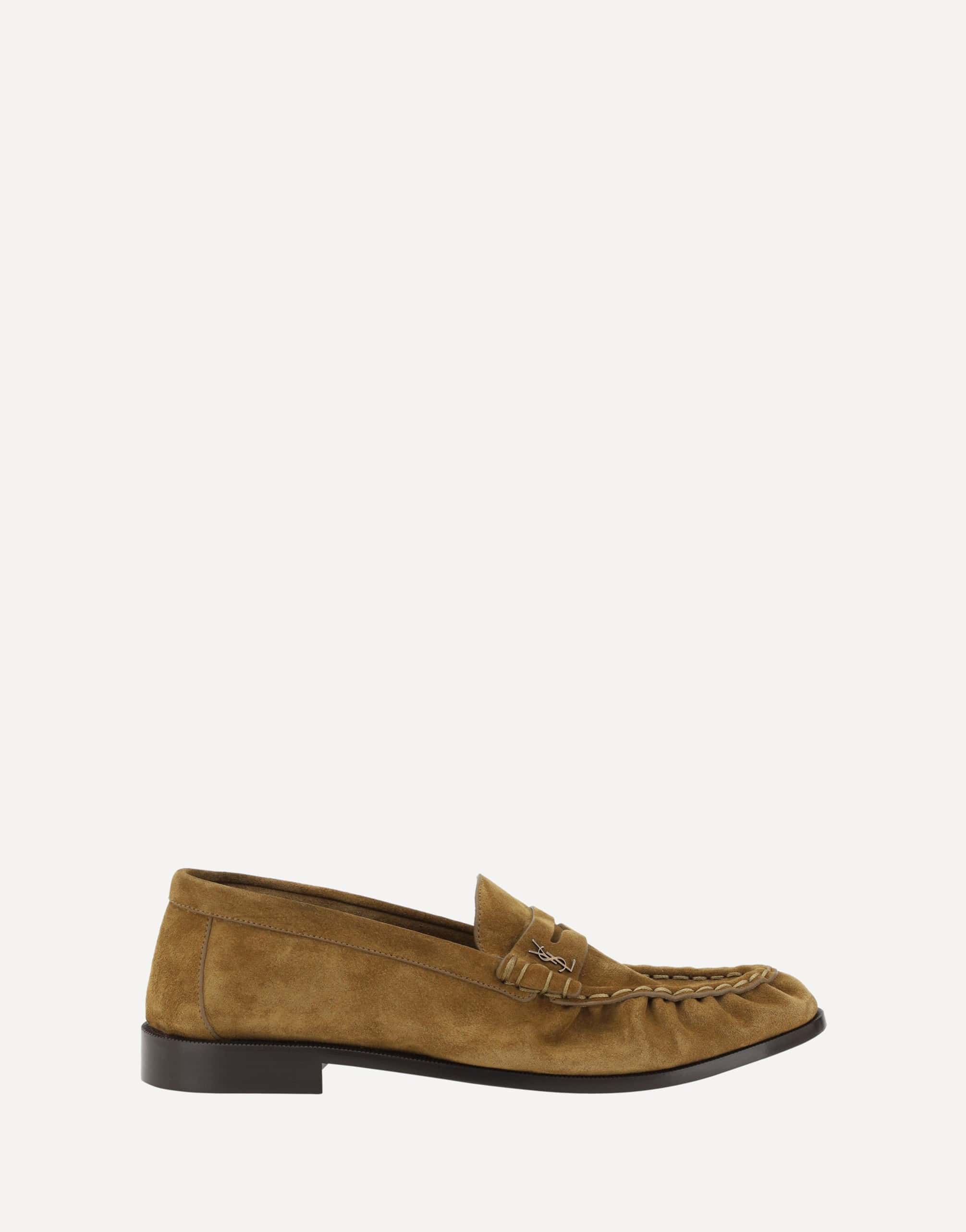 Saint Laurent Suede Le Loafer Loafers