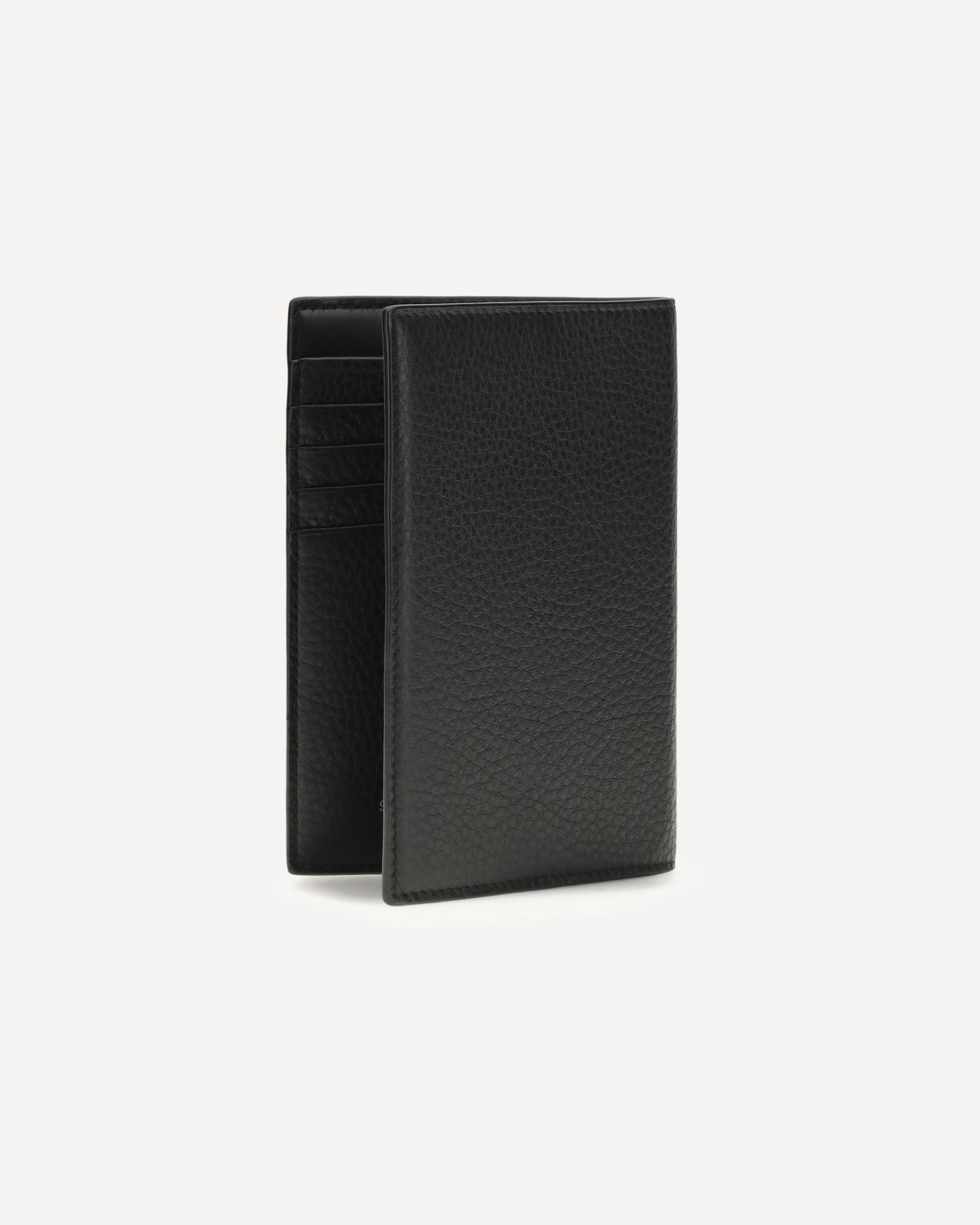 Saint Laurent Tiny Cassandre Passport Holder Hammered Leather - alternate view