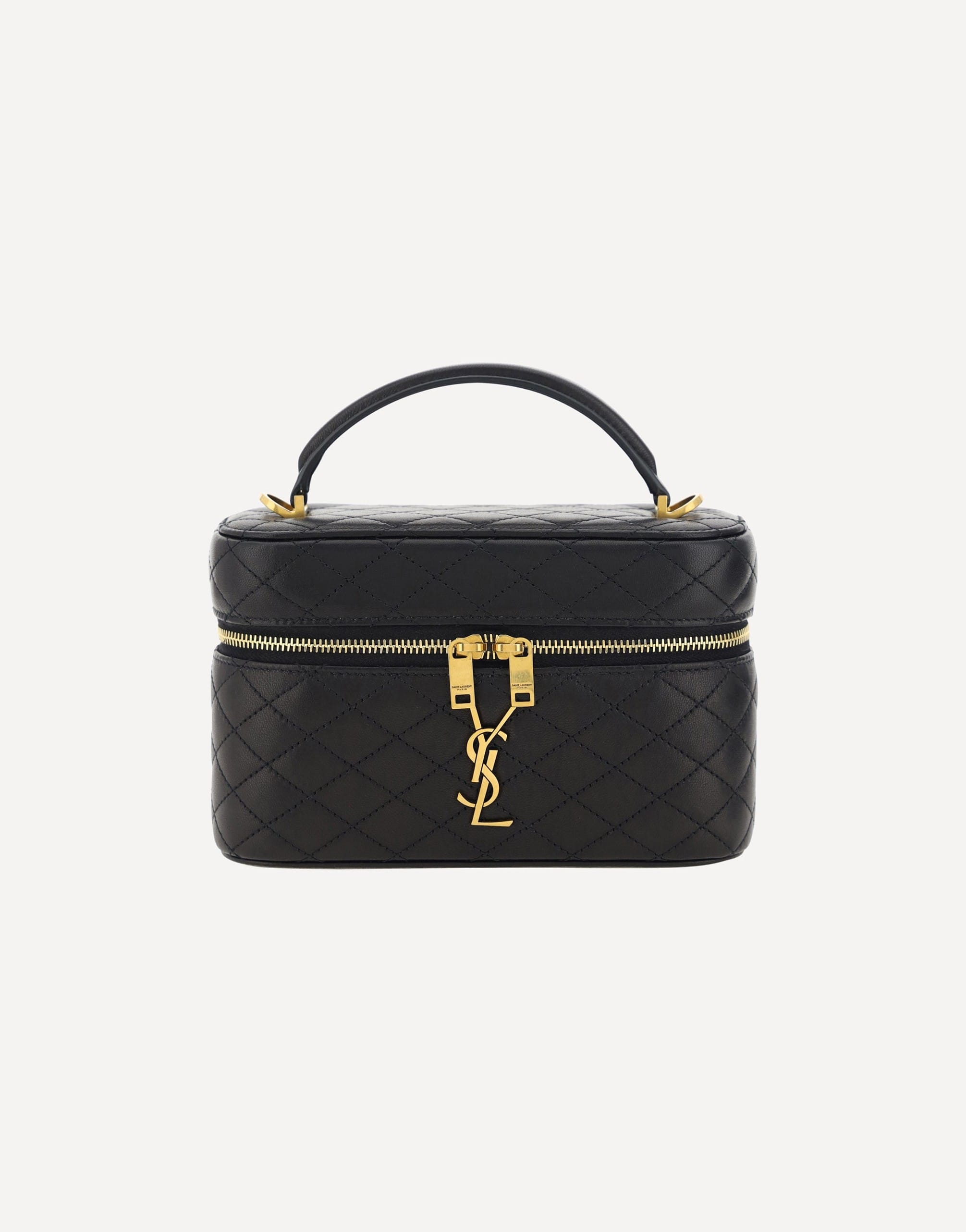 Saint Laurent Vanity Gaby Quilted Leather Handbag