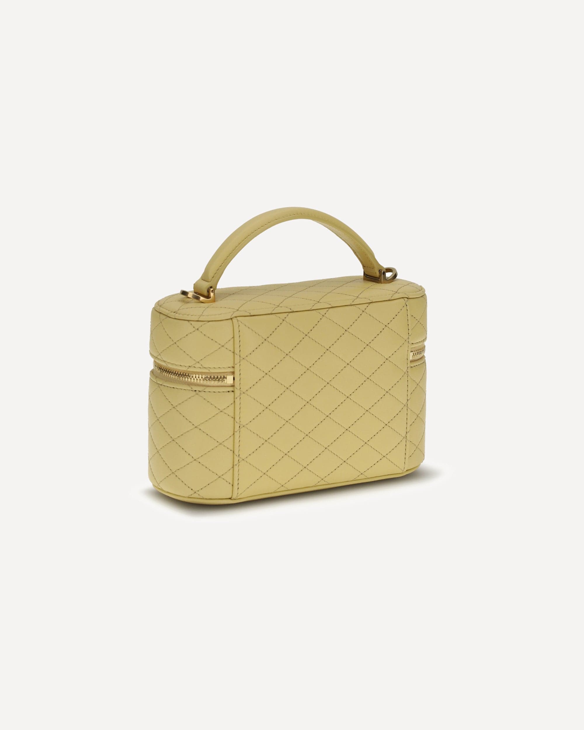 Saint Laurent Vanity Gaby Quilted Leather Handbag