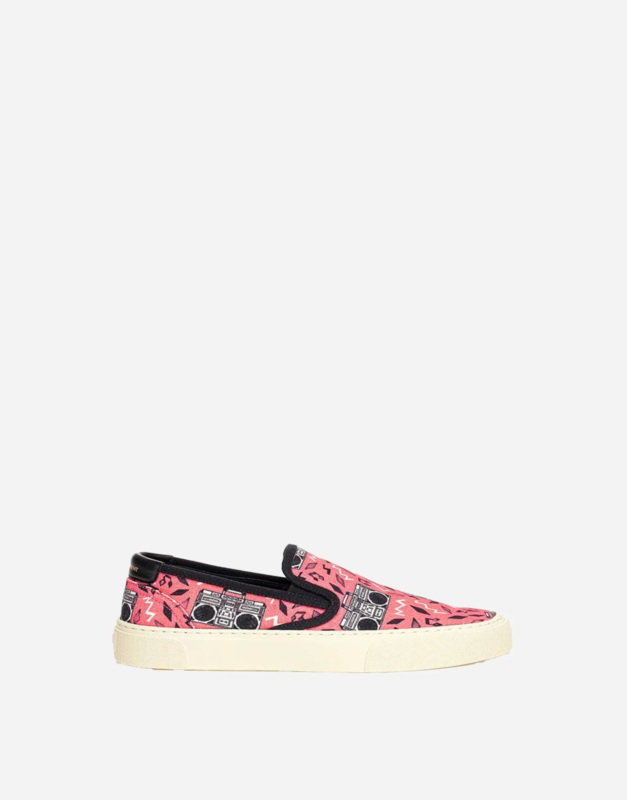Saint Laurent Saint Laurent Venice Slip On Radio Print Sneakers