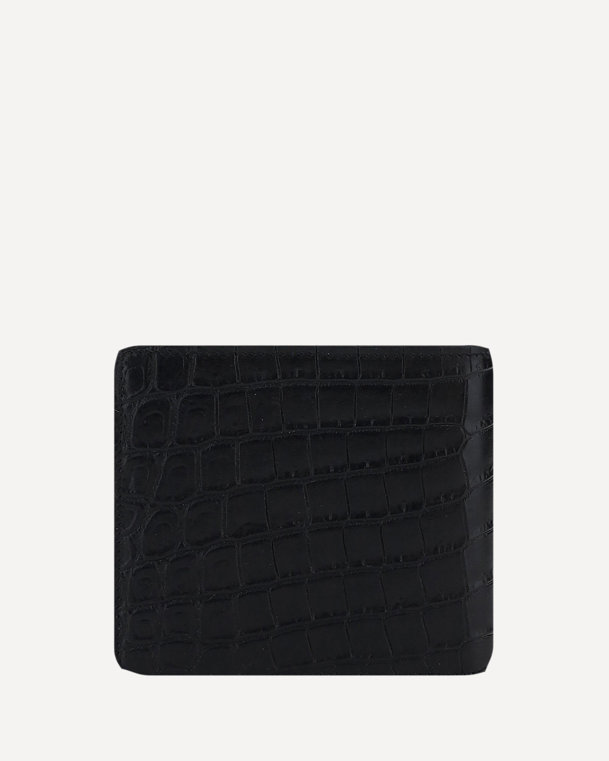 Saint Laurent Leather Wallet With Monogram Plaque - alternate view