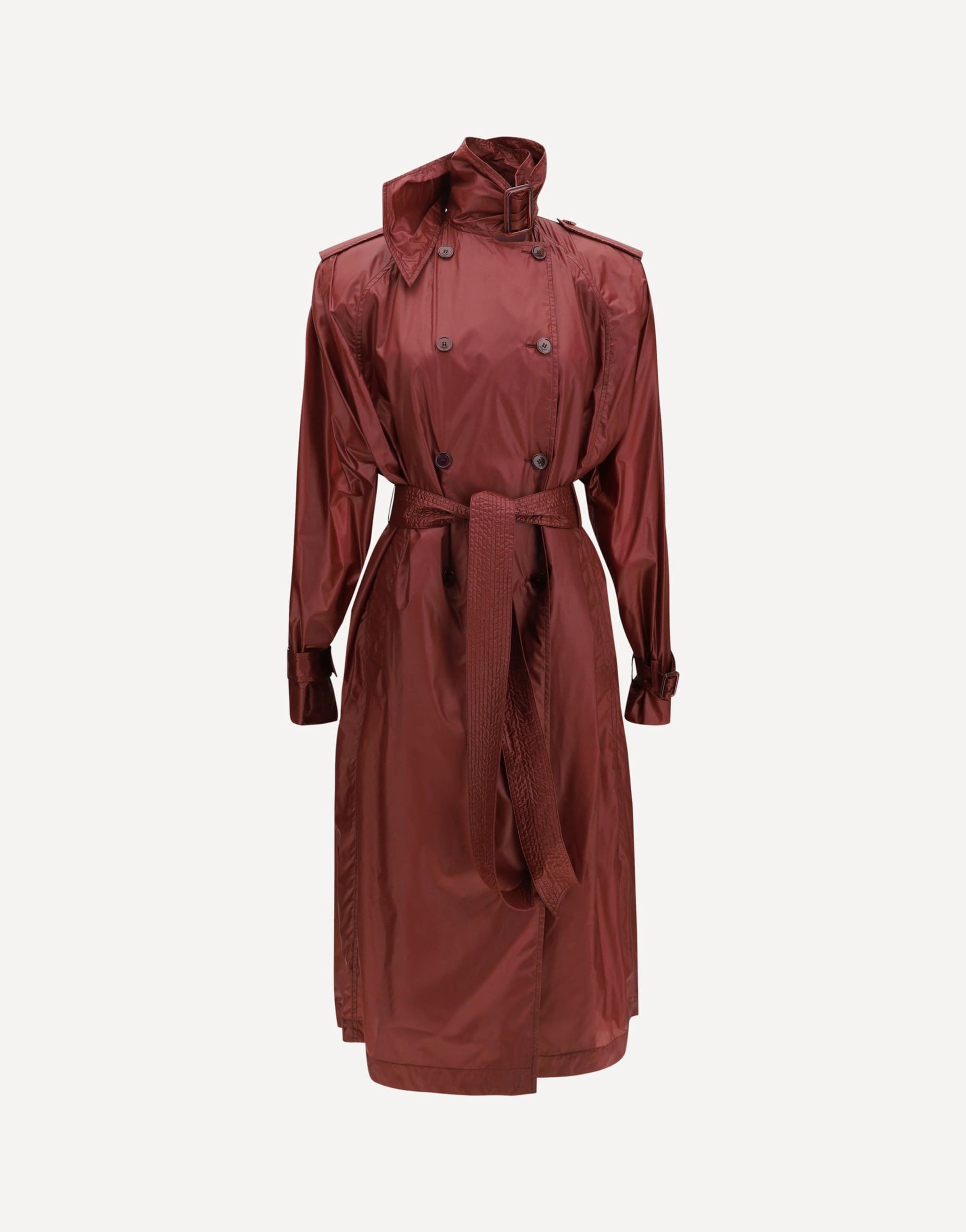 Saint Laurent Waterproof Trench With Lavallière