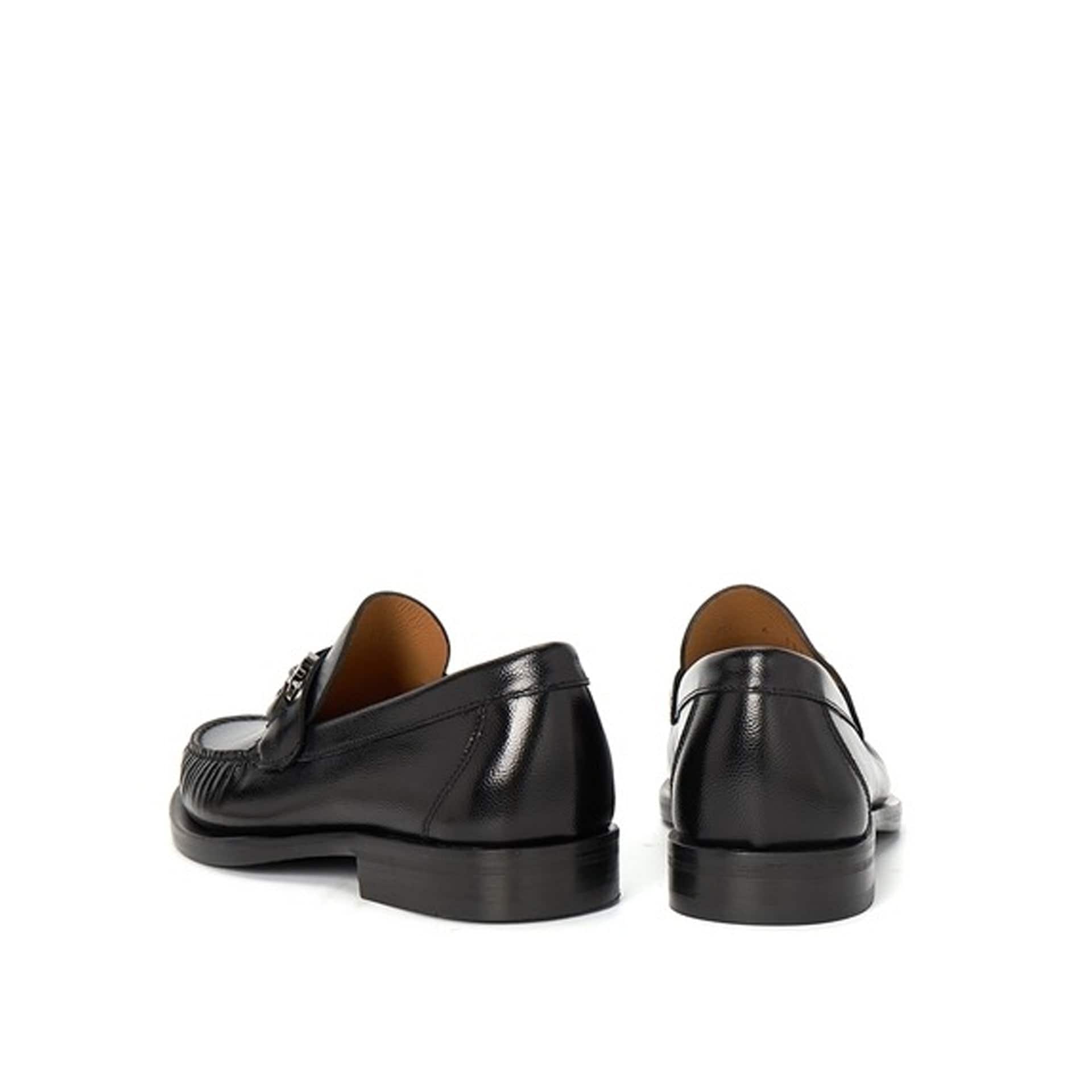 Salvatore Ferragamo Fort Leather Loafers With Gancini