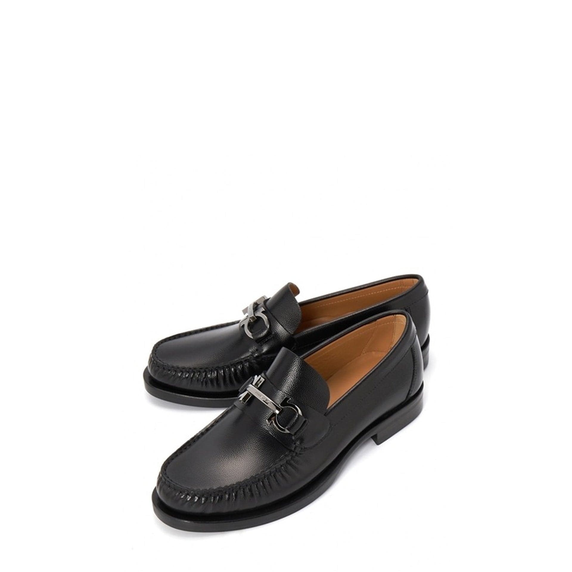 Fort Leather Loafers With Gancini - alternate view