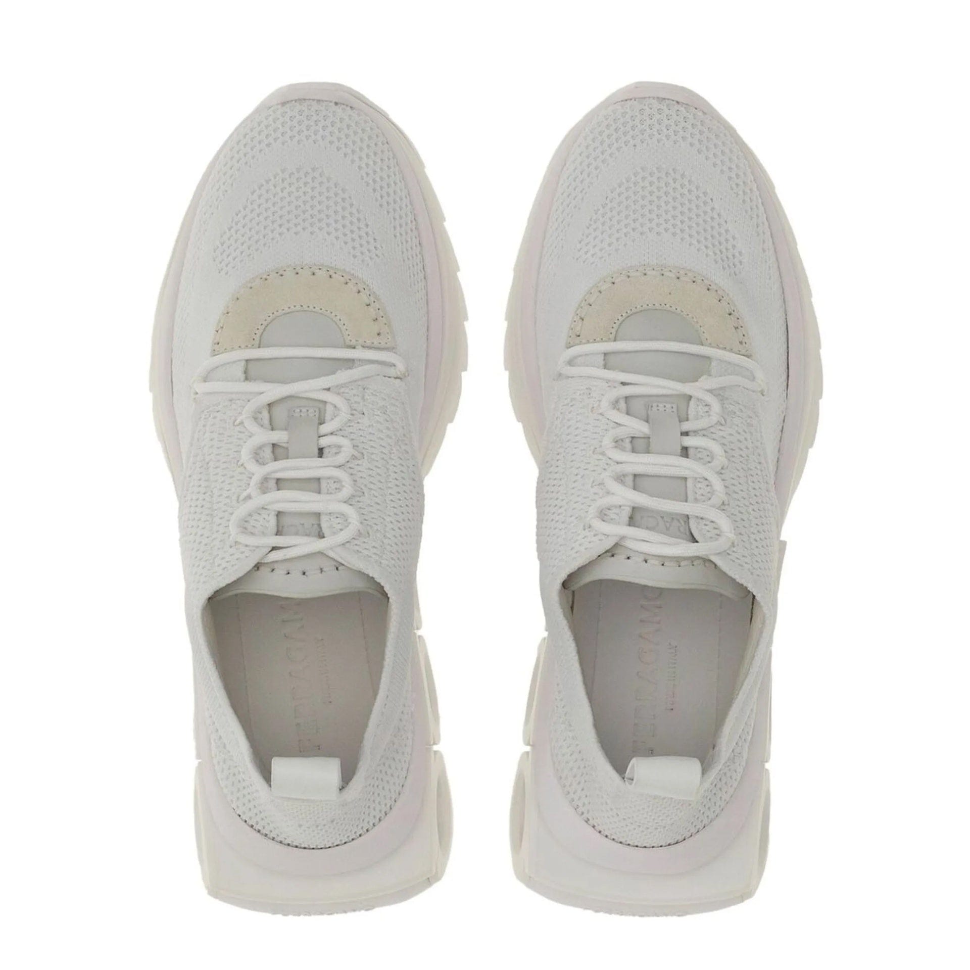 Salvatore Ferragamo Gancini Sole Nylon Knit Sneakers