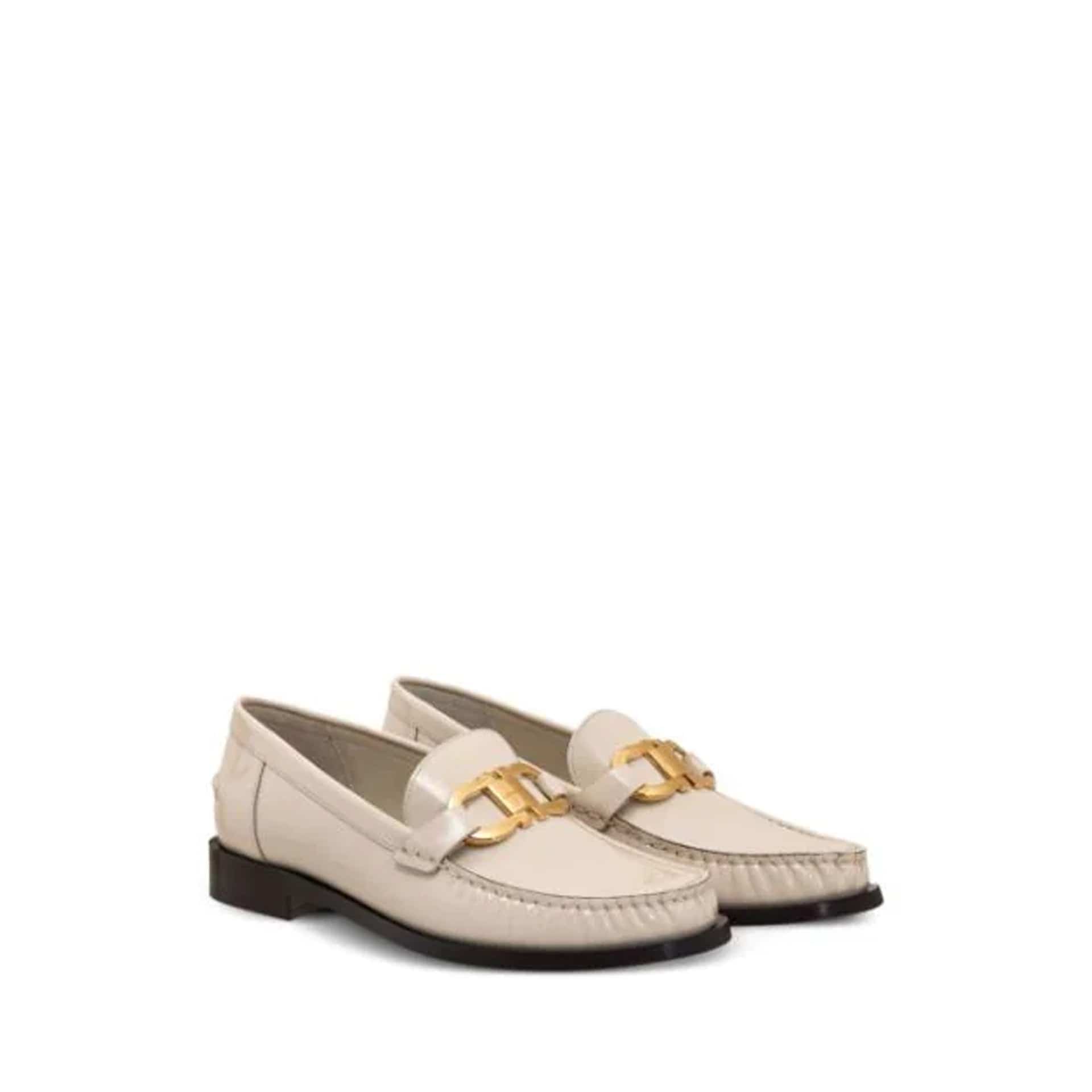Maryan Leather Loafers With Gold-Tone - alternate view