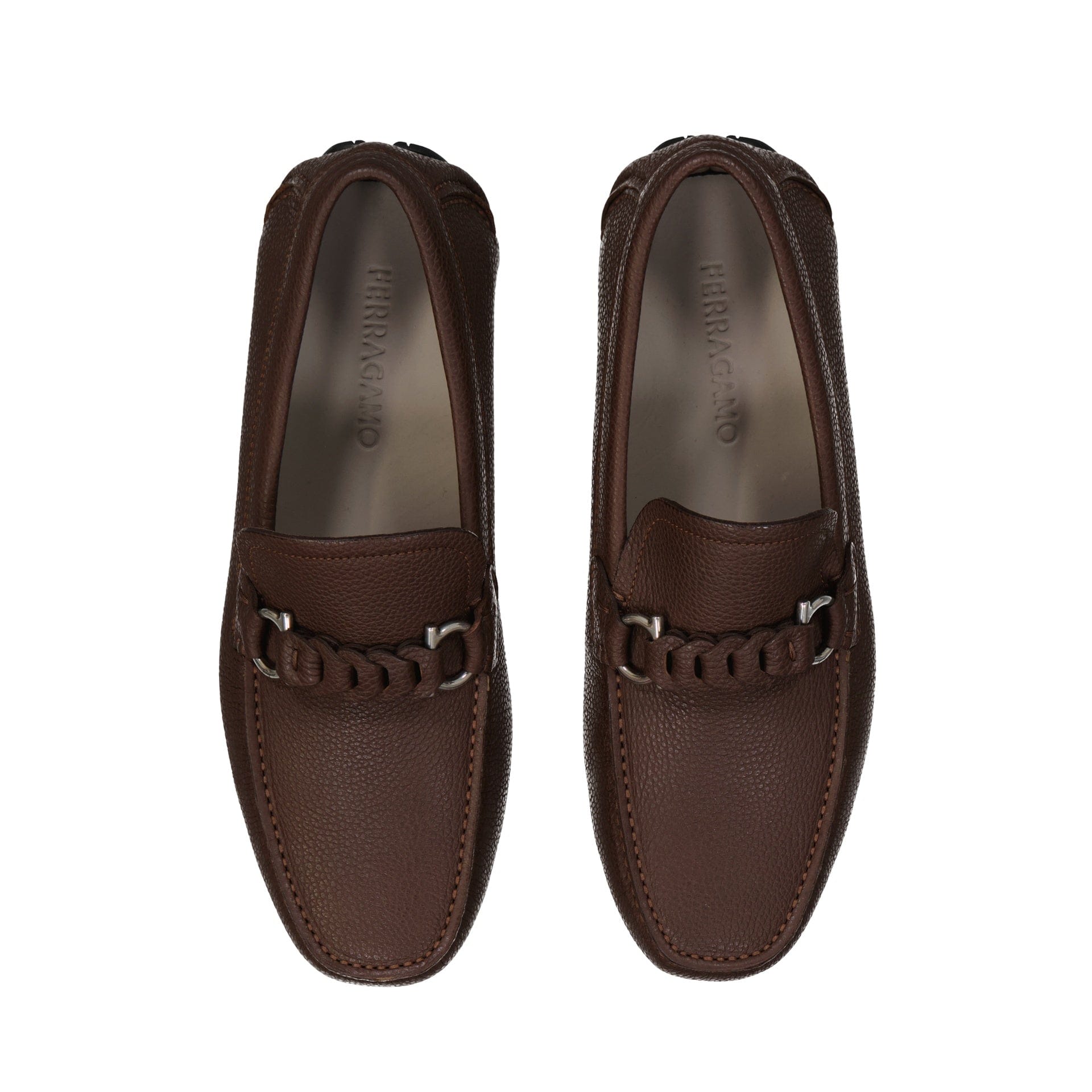 Salvatore Ferragamo Stuart Leather Loafers