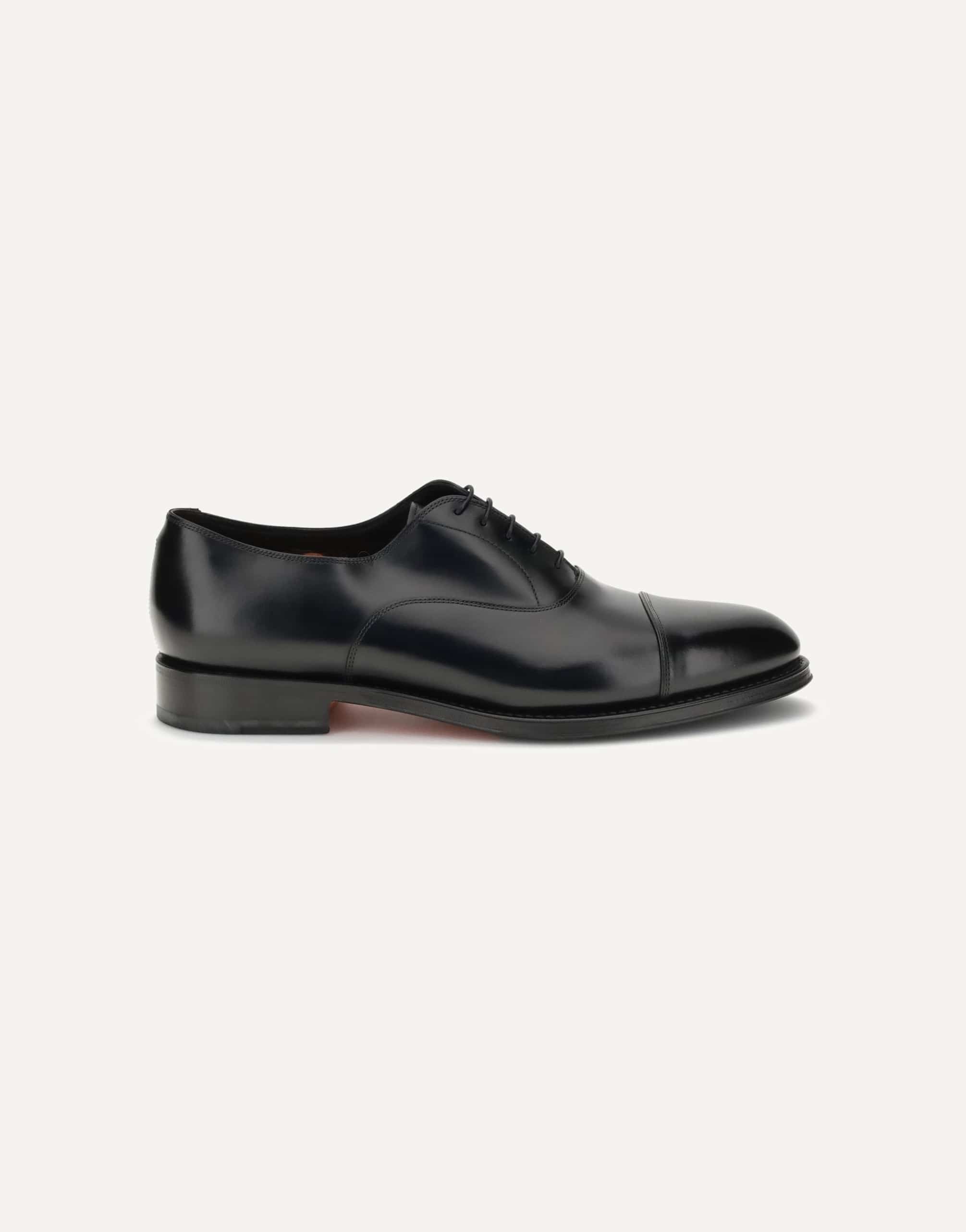 Santoni Leather Lace-Ups Wide Sole