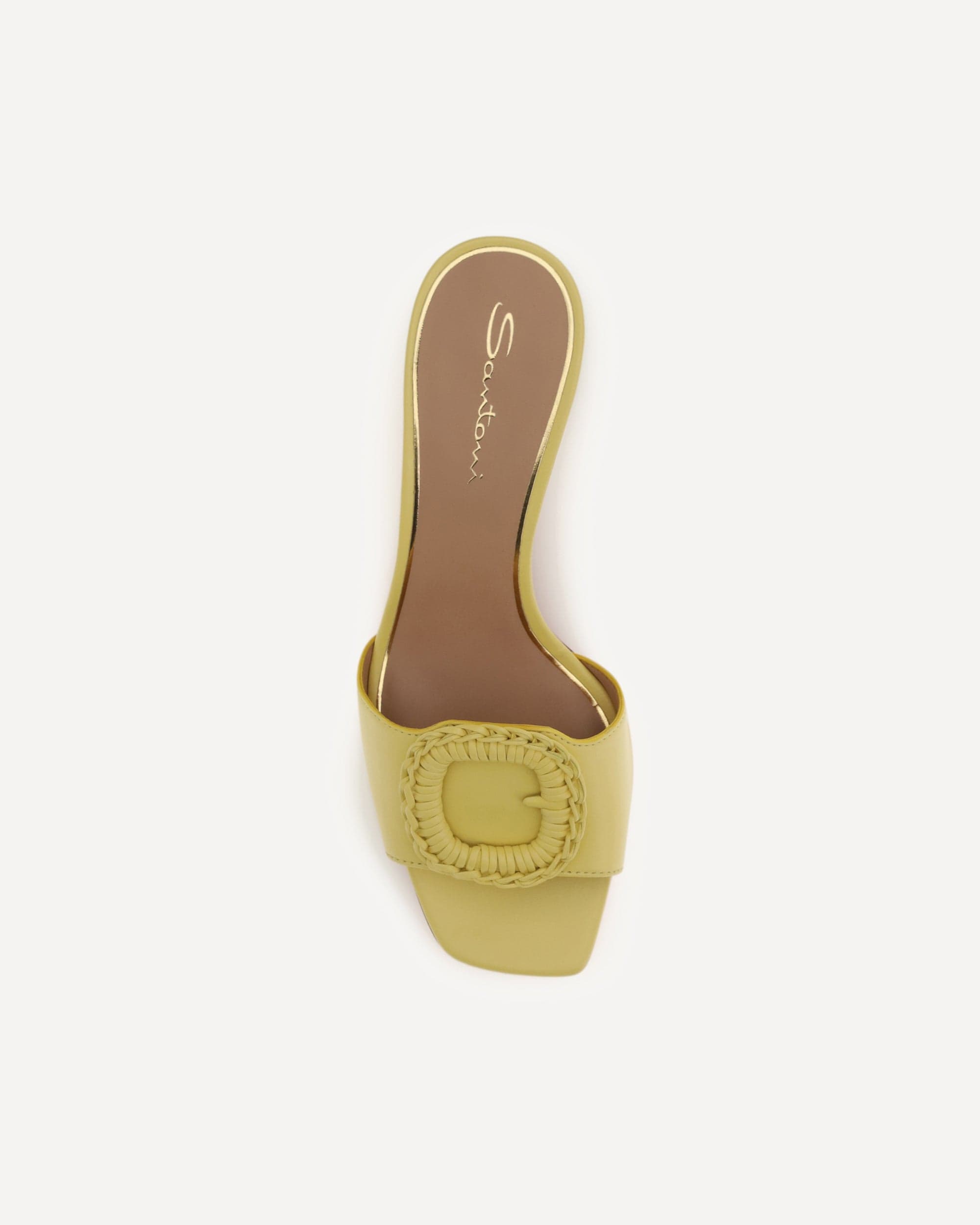Santoni Leather Sandals Mules