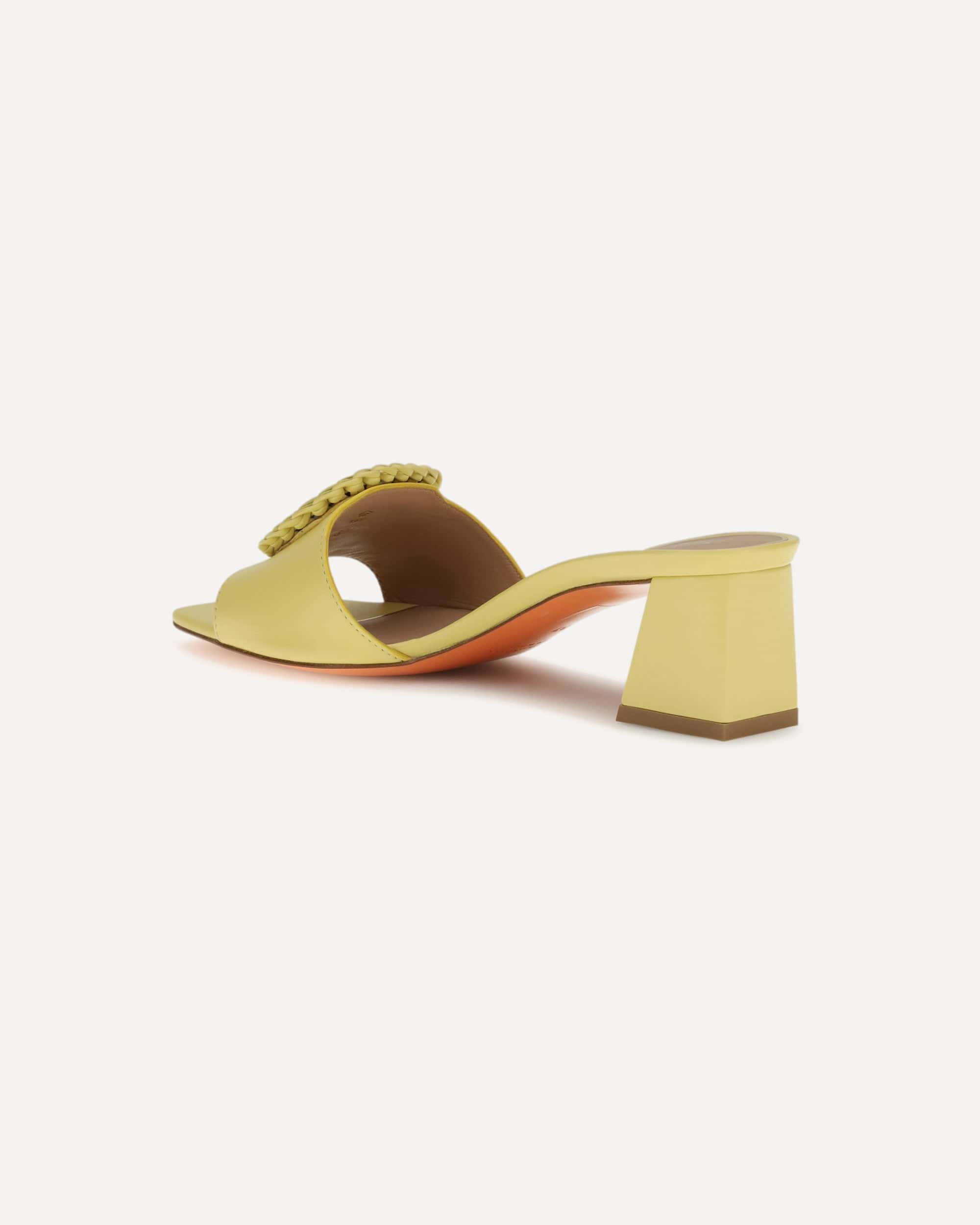 Santoni Leather Sandals Mules
