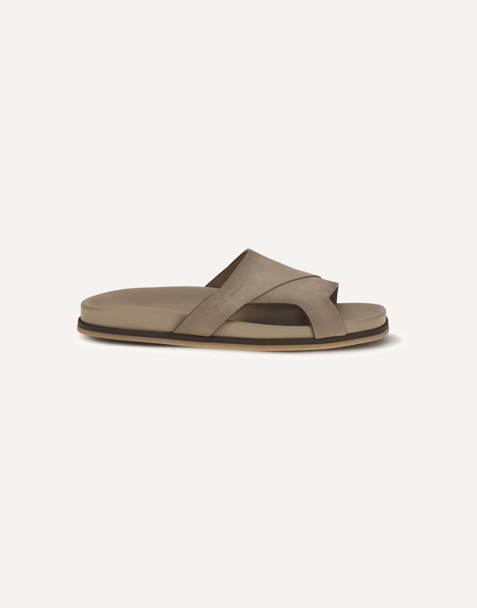 Santoni Santoni Leather Sandals Slides