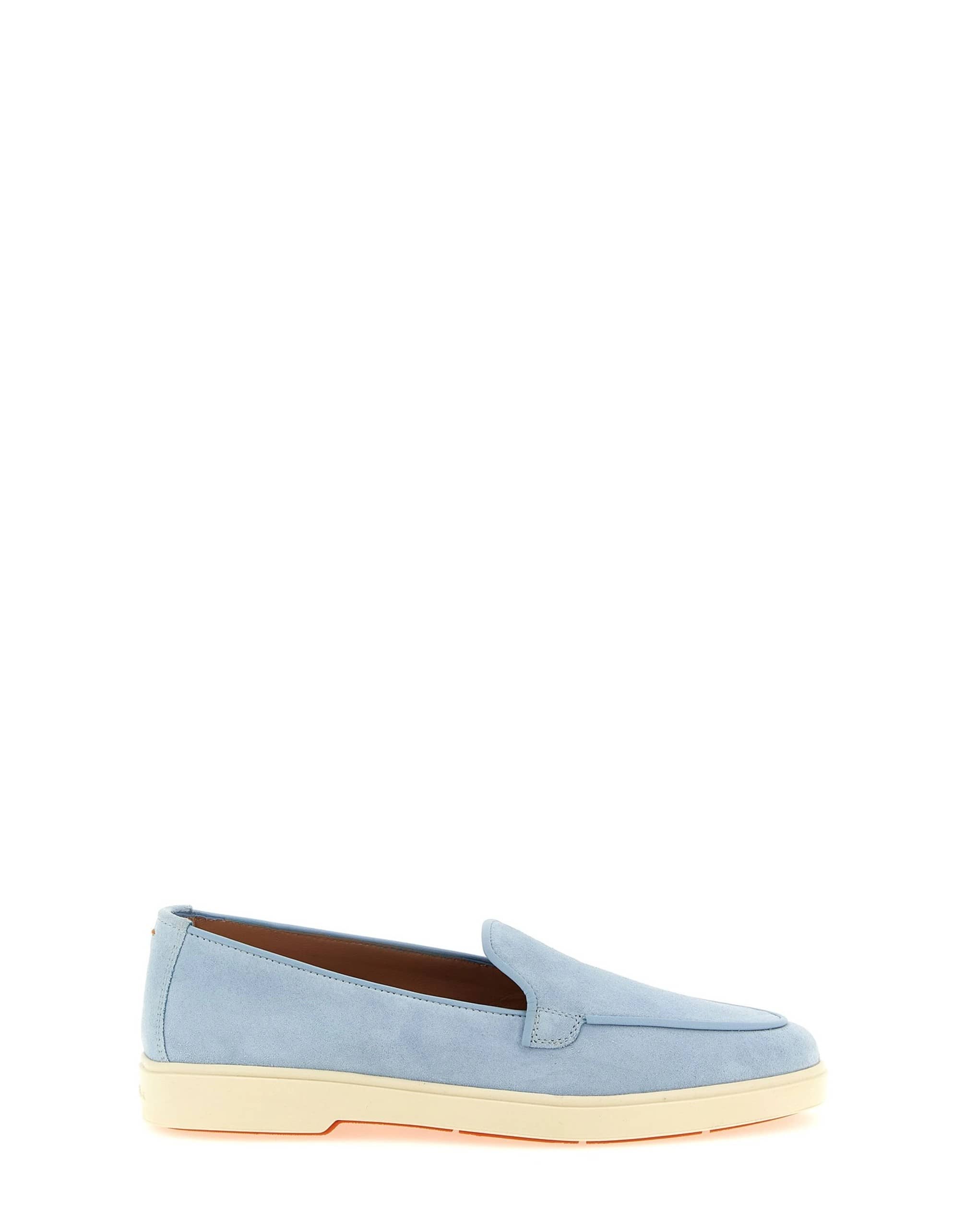 Santoni Santoni Light Blue Debora Loafers