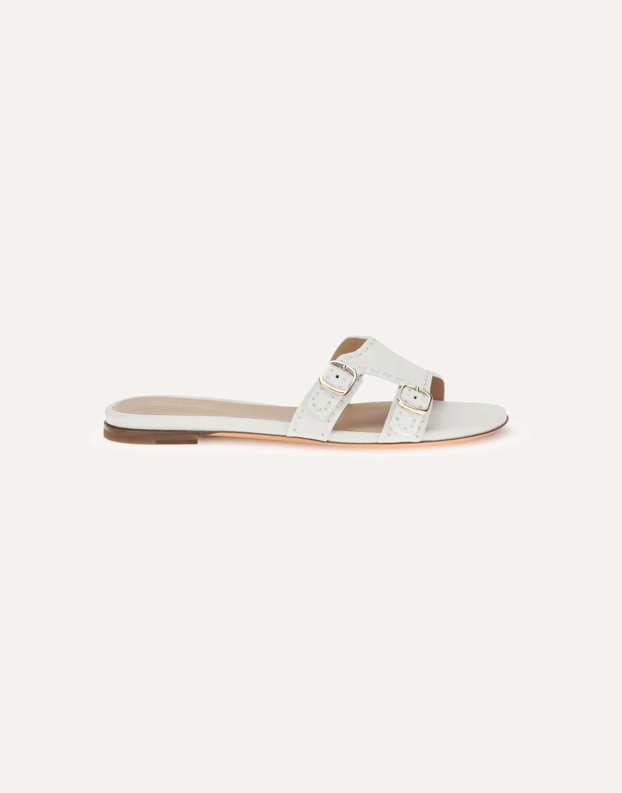 Santoni Low Leather Sandals