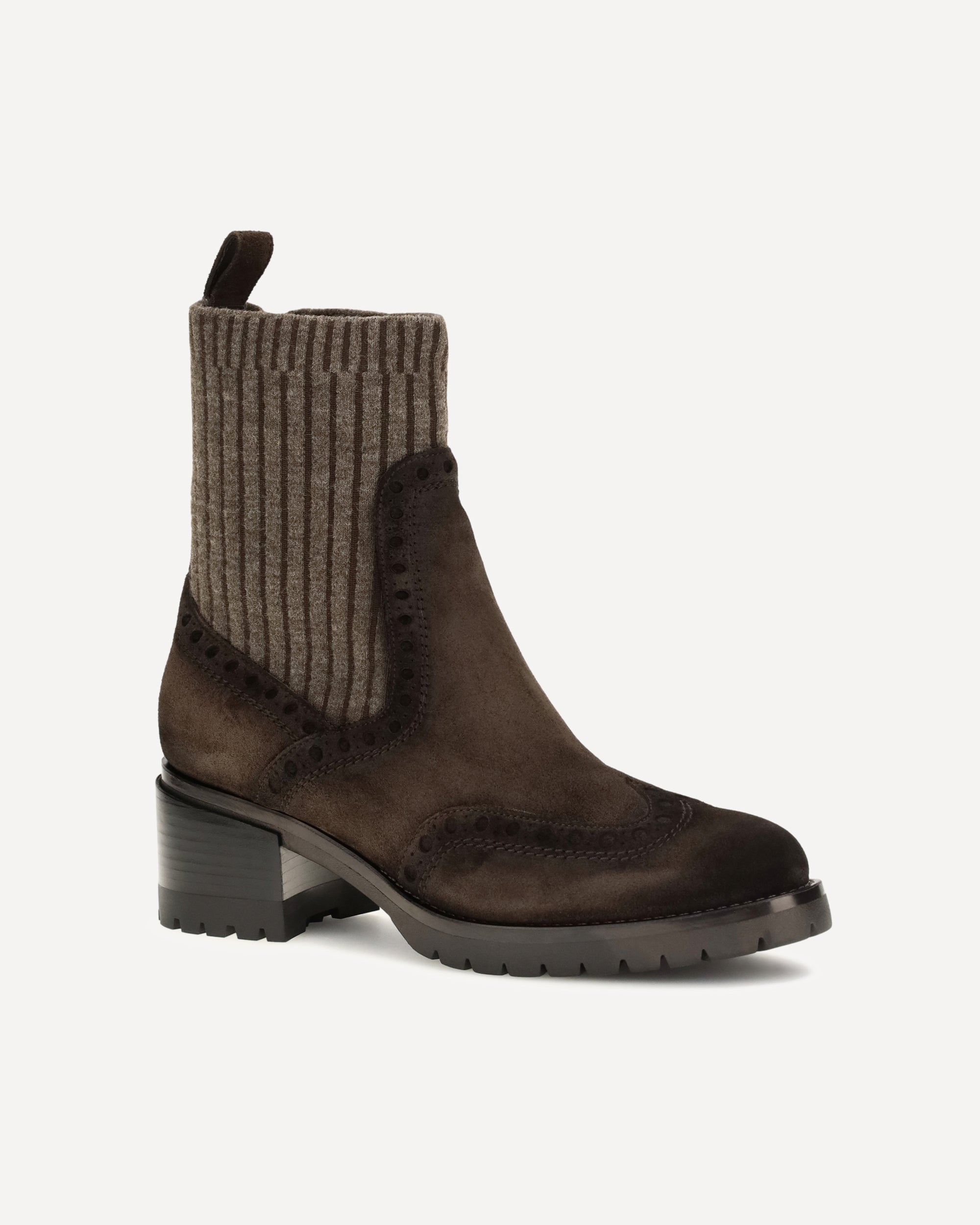 Santoni Suede Ferret Boots - alternate view