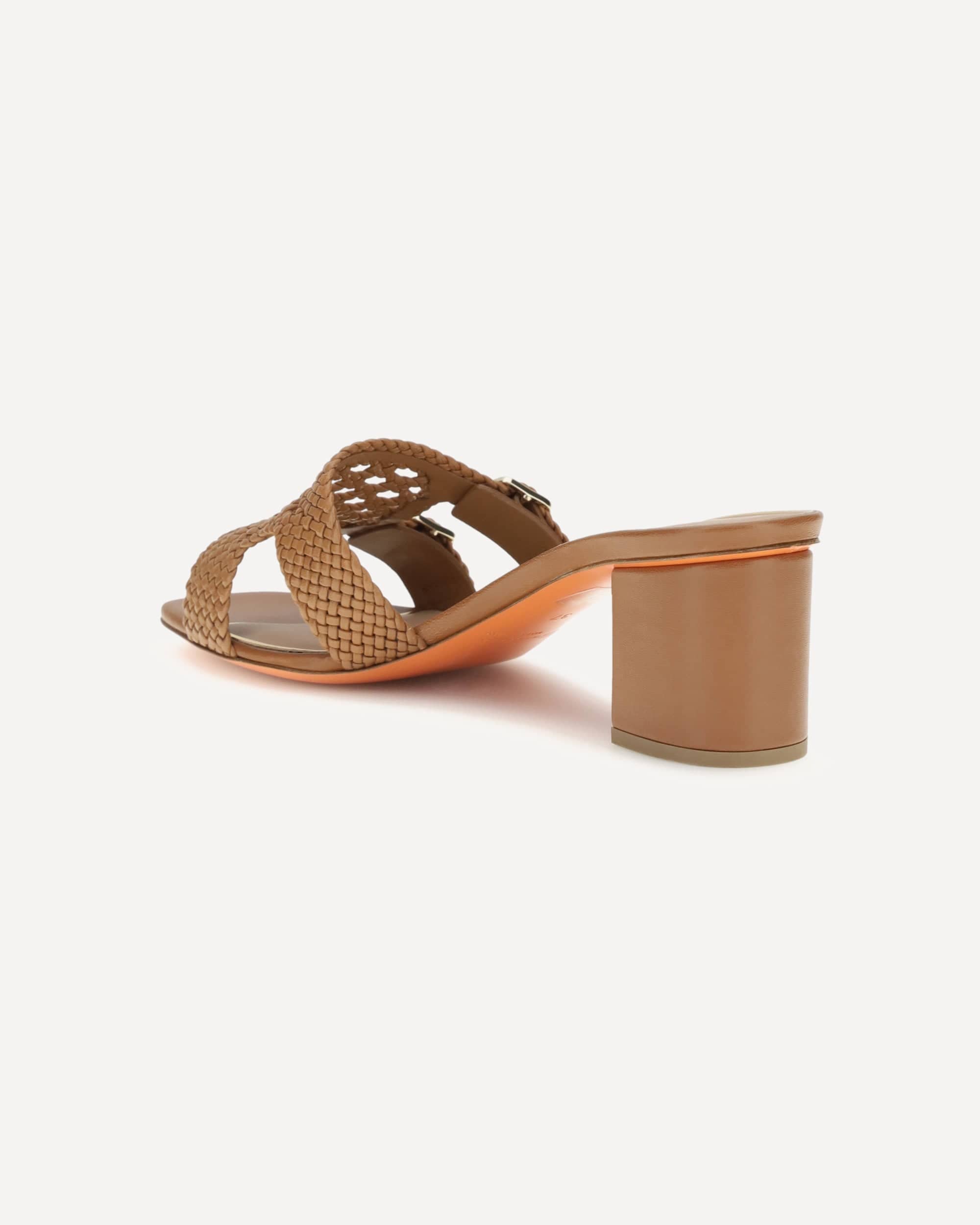 Santoni Woven Leather Sandals