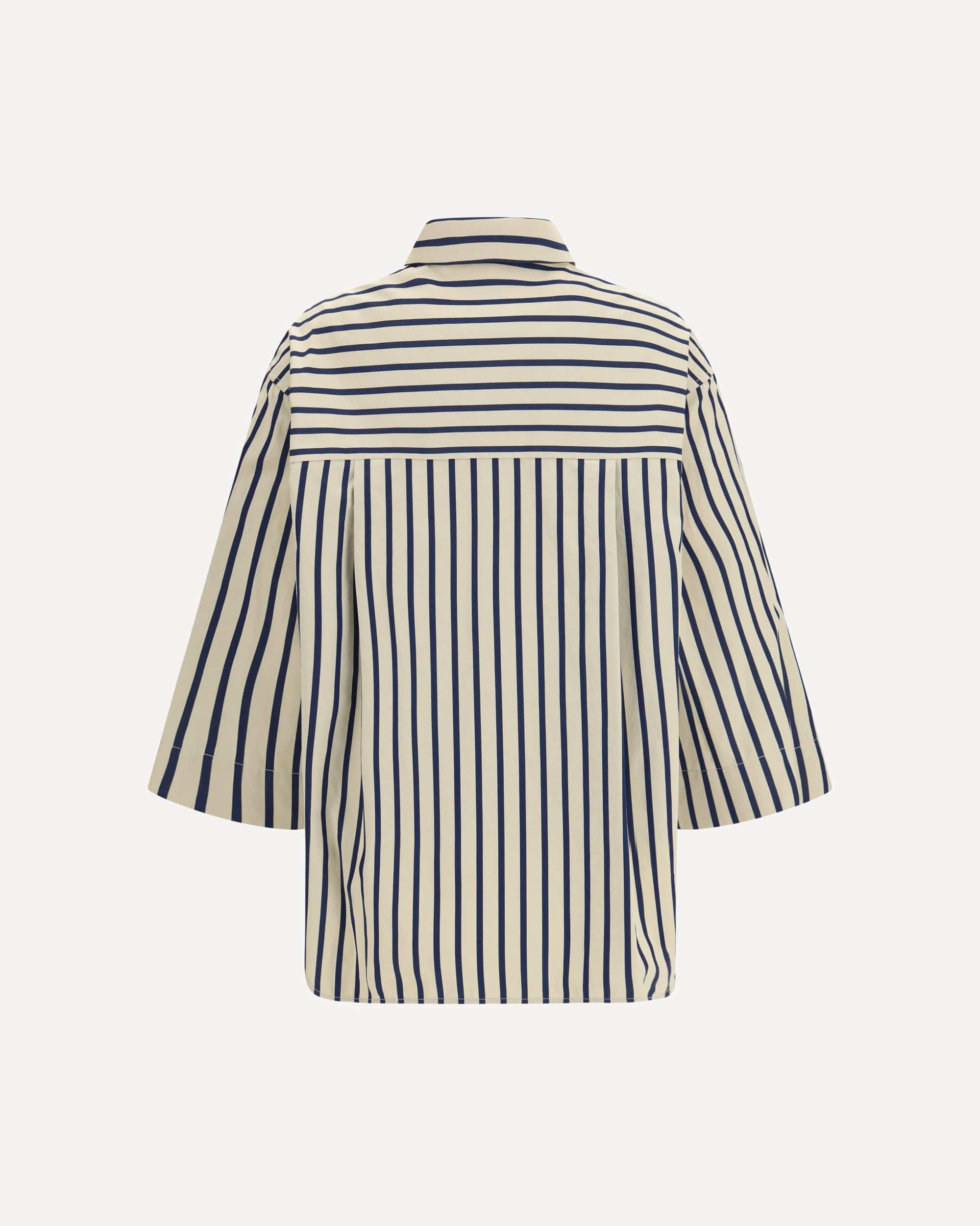 Sara Roka Ljuba Striped Egyptian Cotton Shirt - alternate view
