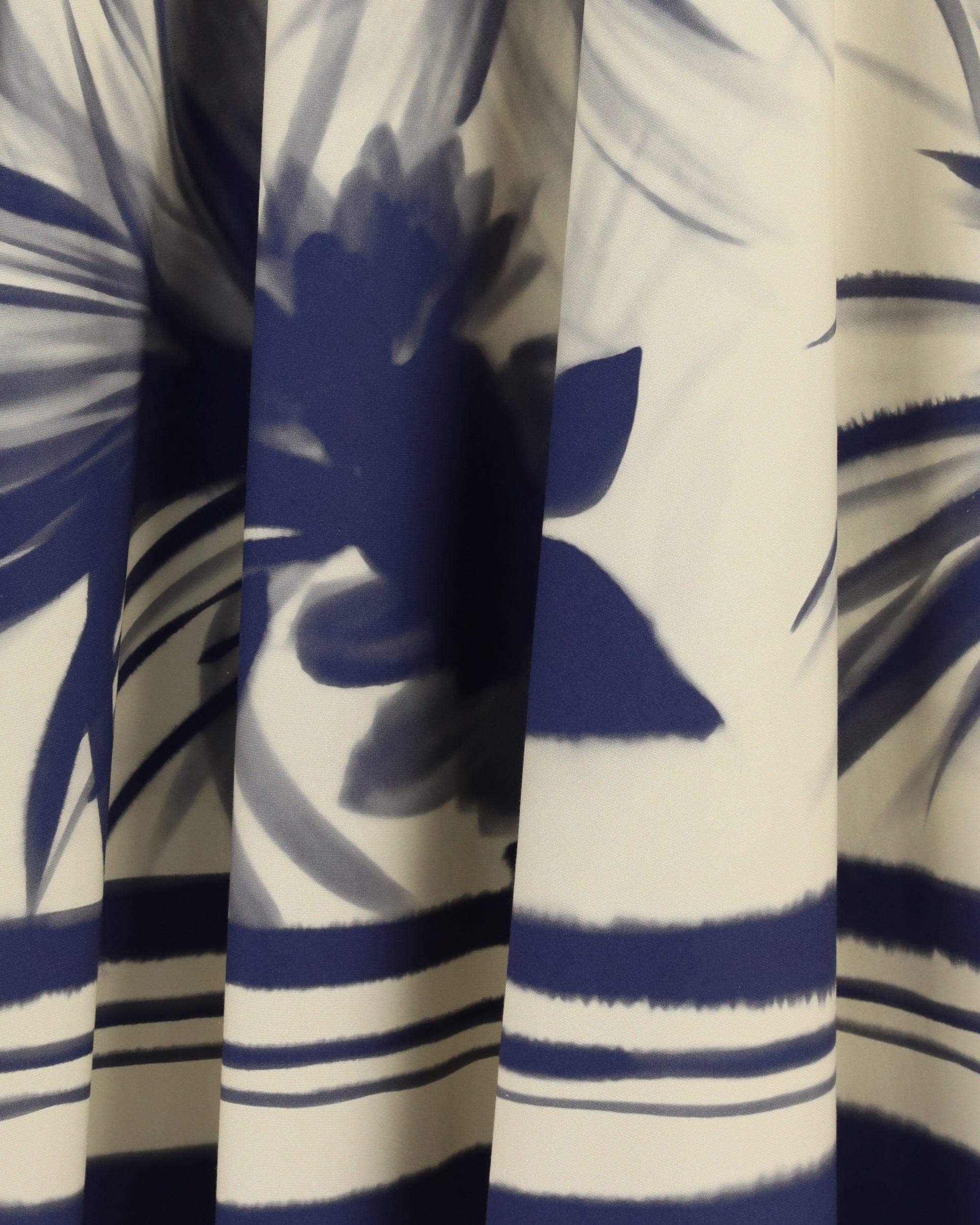 Sara Roka Tadra Water Palm Scarf Midi Skirt