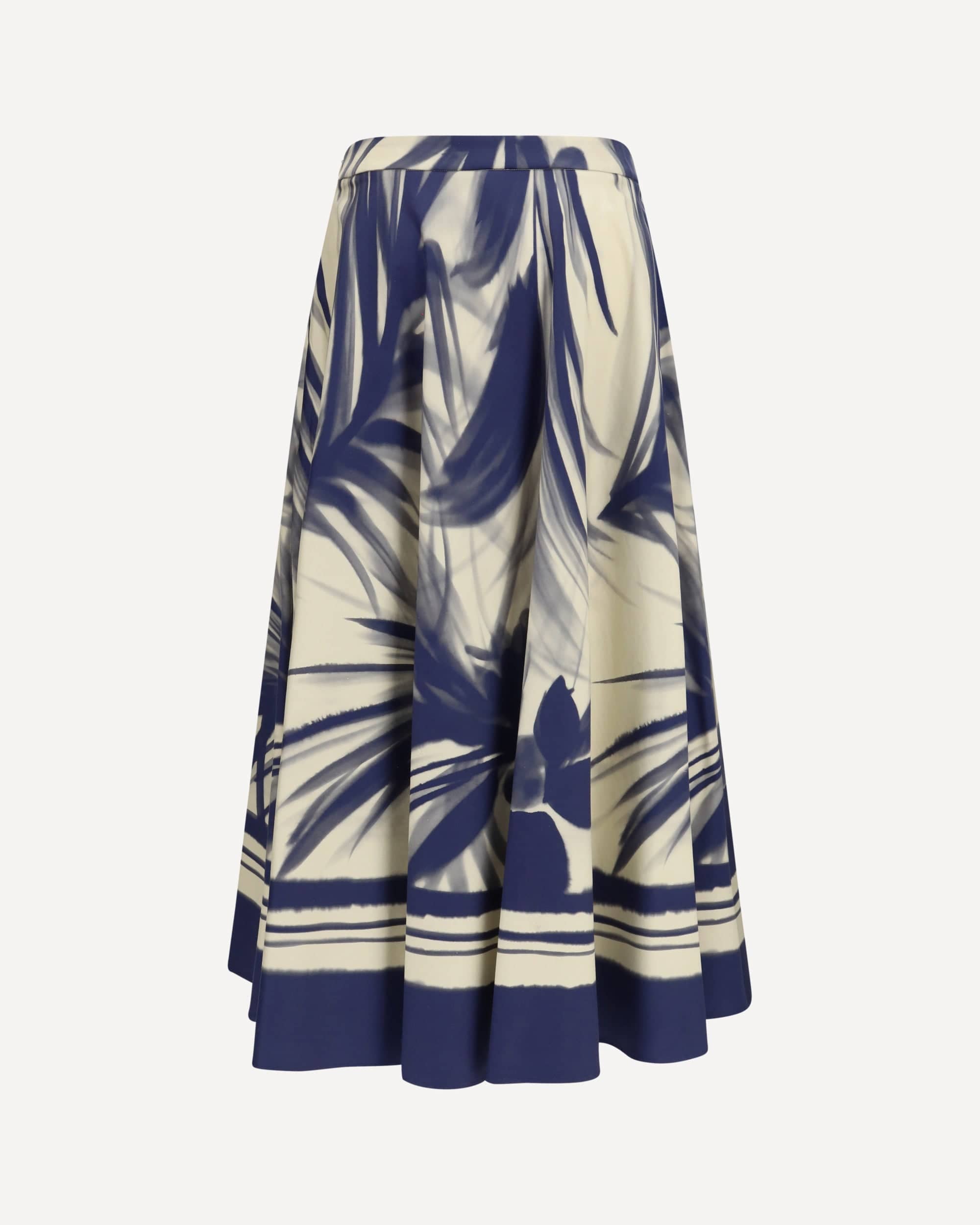 Sara Roka Tadra Water Palm Scarf Midi Skirt - alternate view