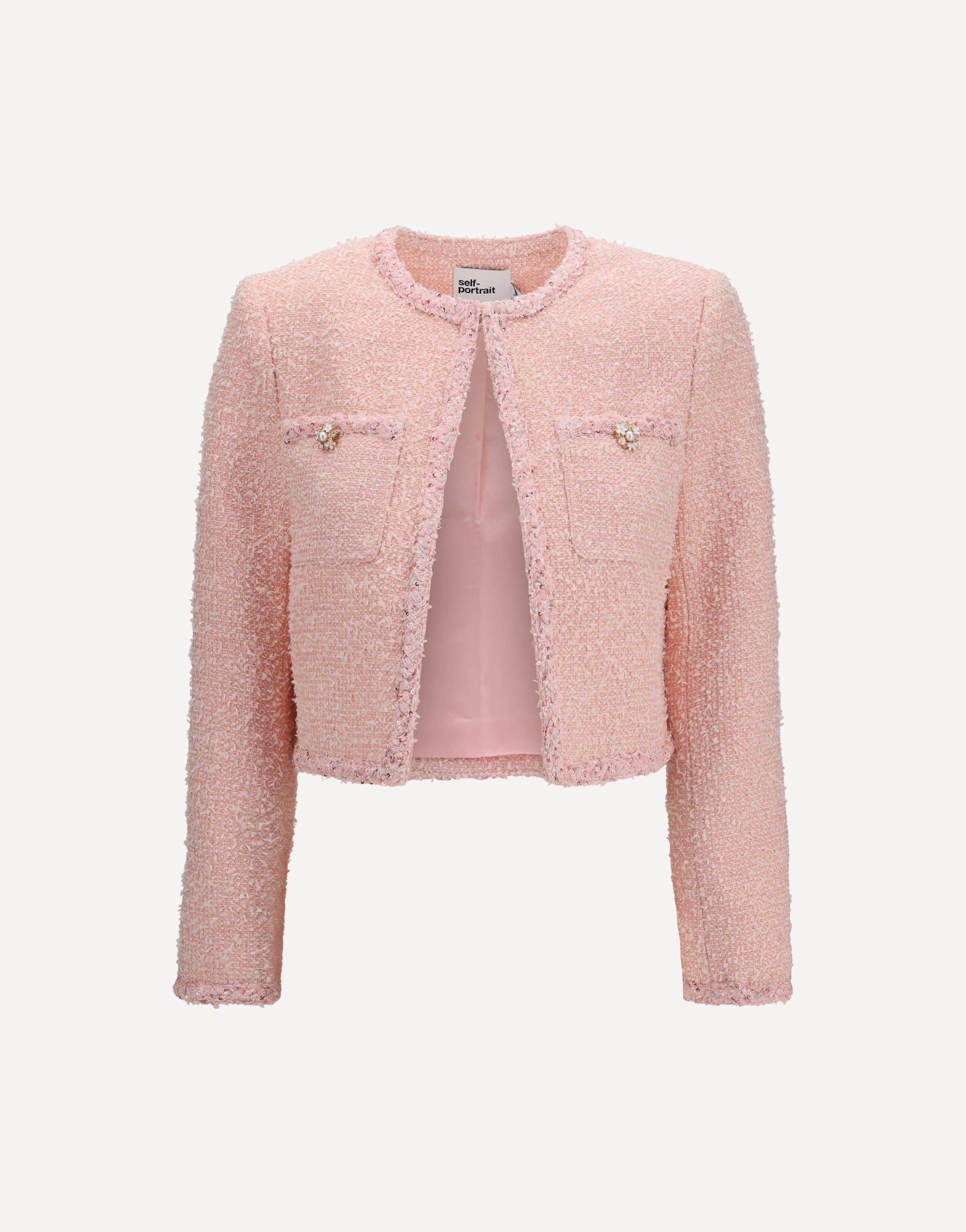 Self-Portrait Self-Portrait Bouclé Jacket