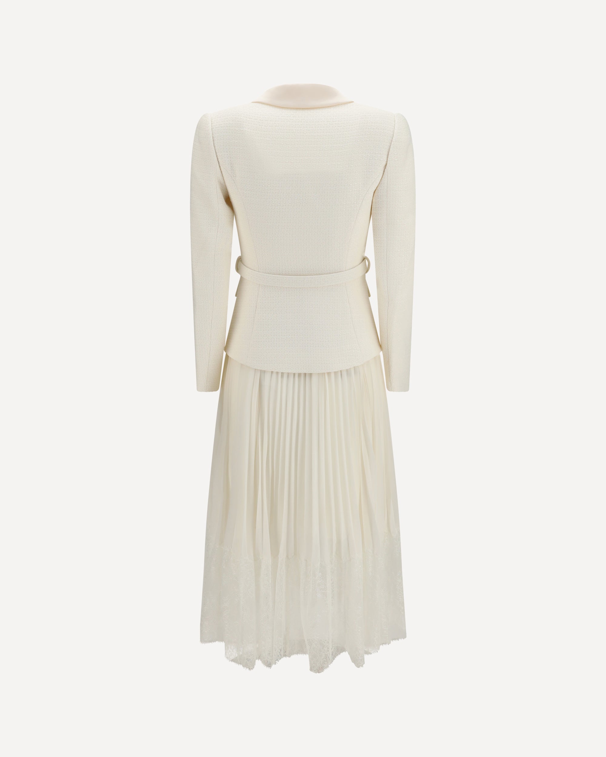 Self-Portrait Bouclé Midi Dress - alternate view