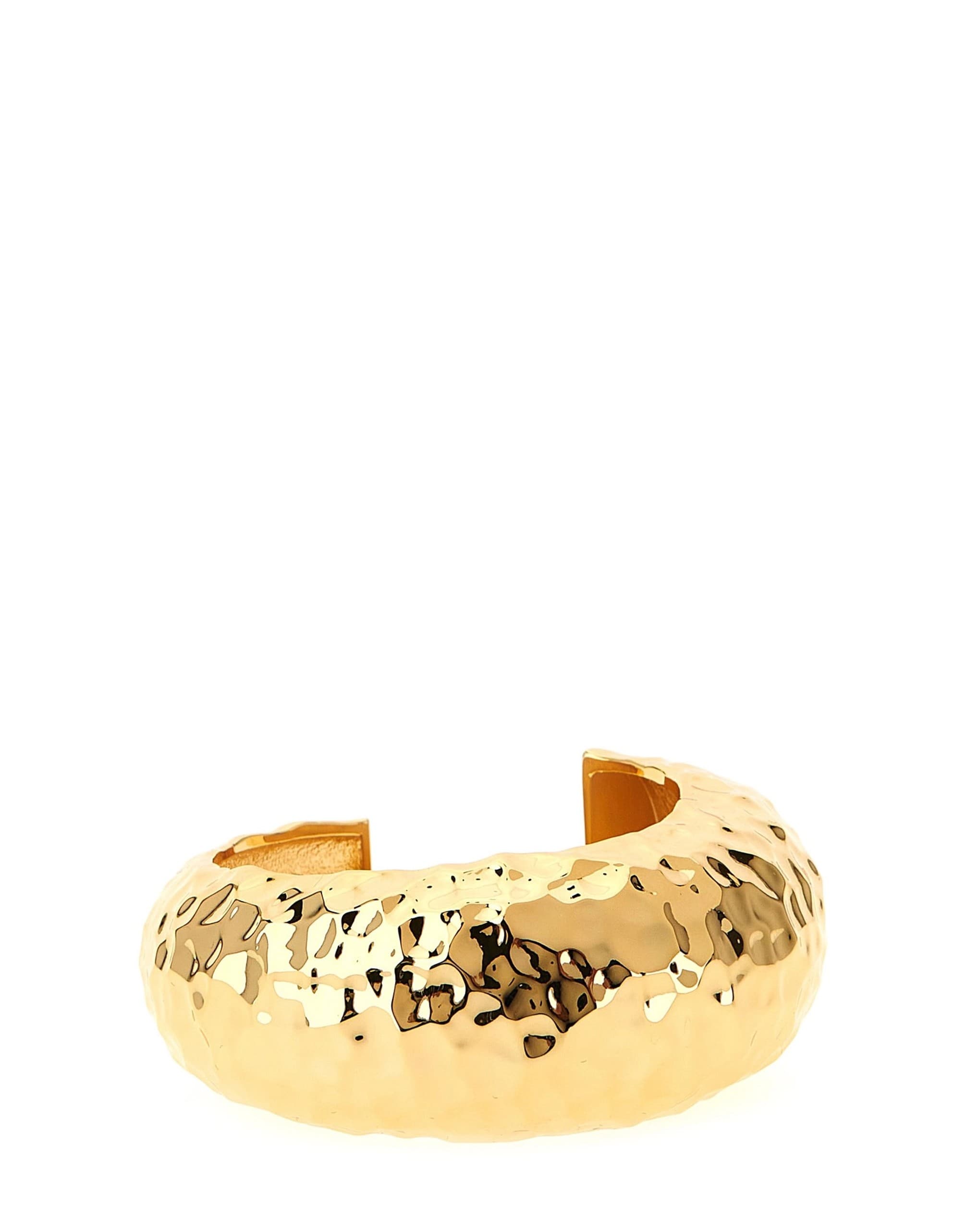Self-Portrait Self-Portrait Hammered Gold Cuff Bracelet