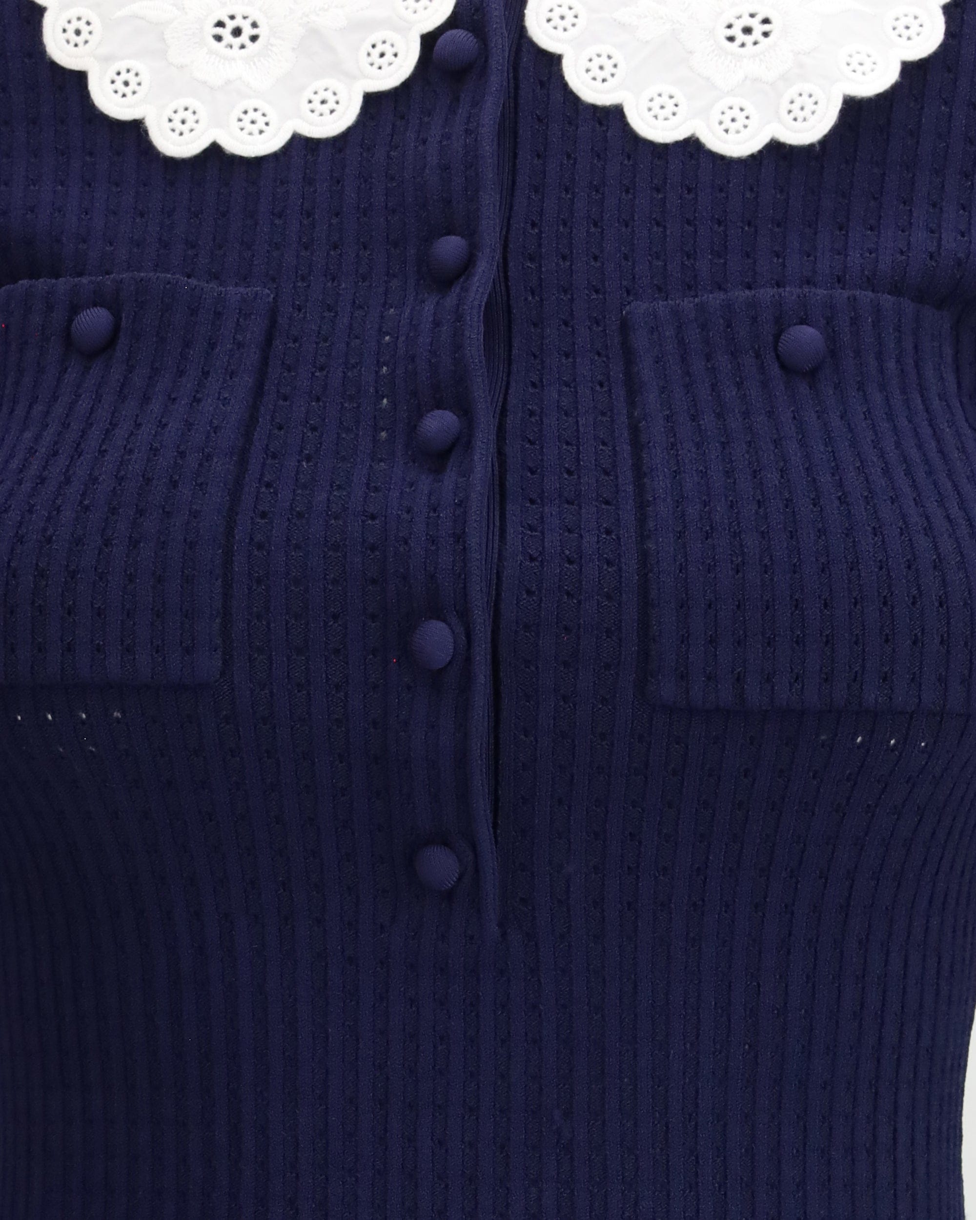 Self-Portrait Knit Taffeta Mini Dress