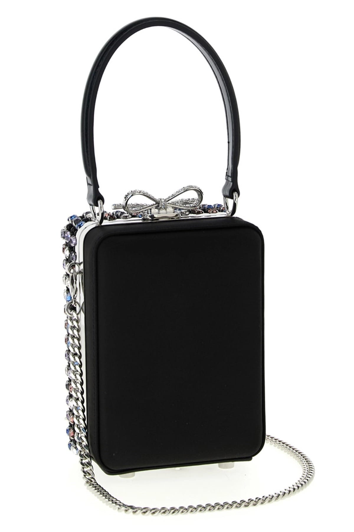 Self-Portrait Self-Portrait Multi Crystal Chainmail Handbag