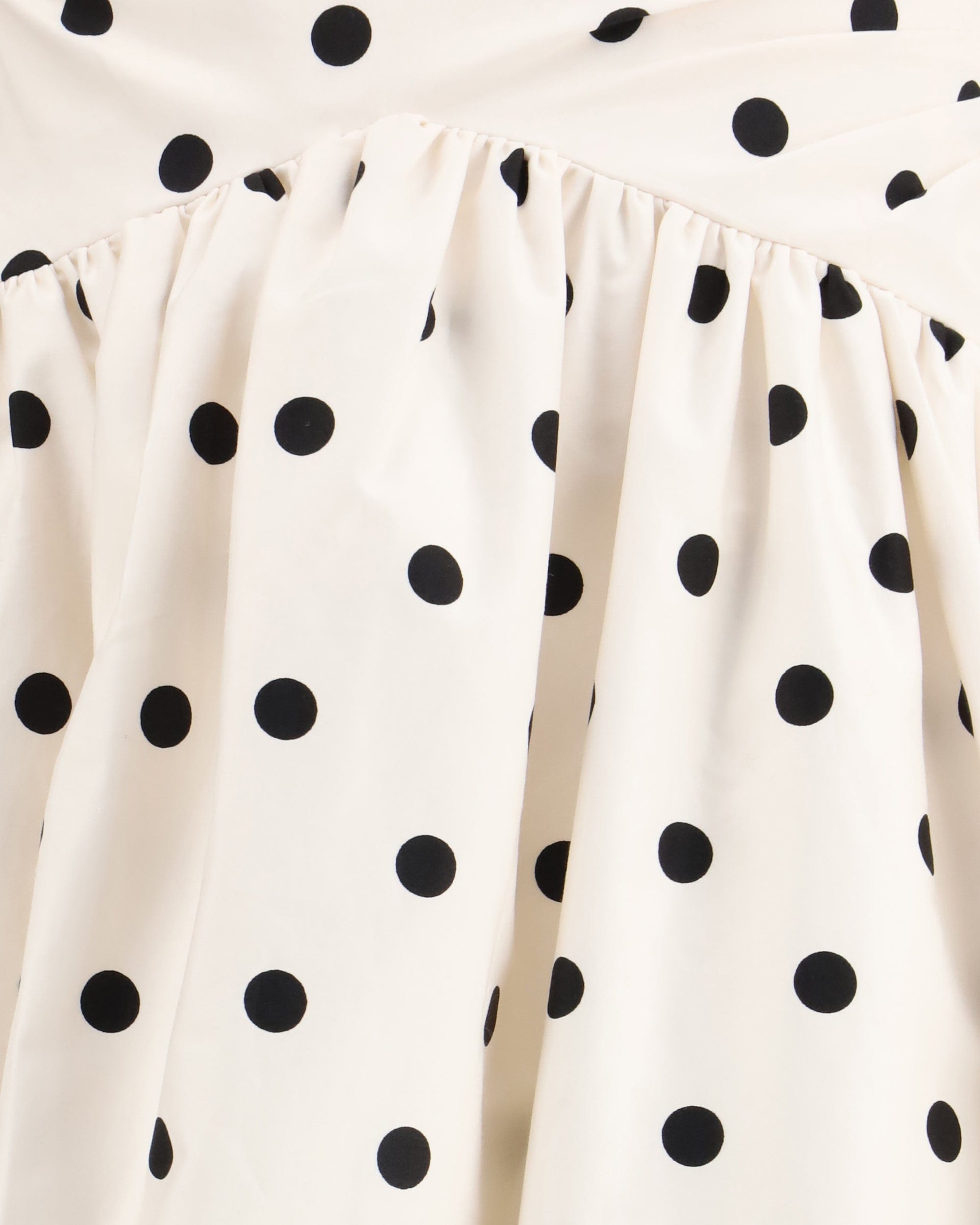 Self-Portrait Polka Dot Cotton Midi Dress