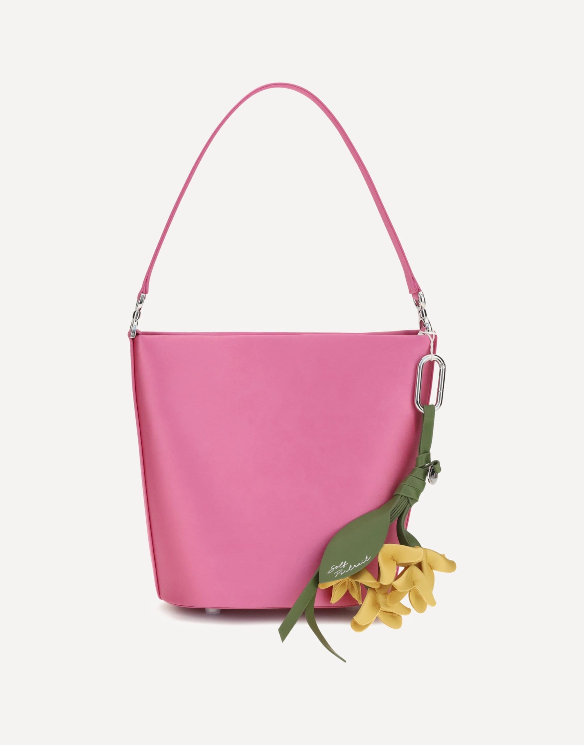 Self-Portrait Self-Portrait Satin Bucket Bag