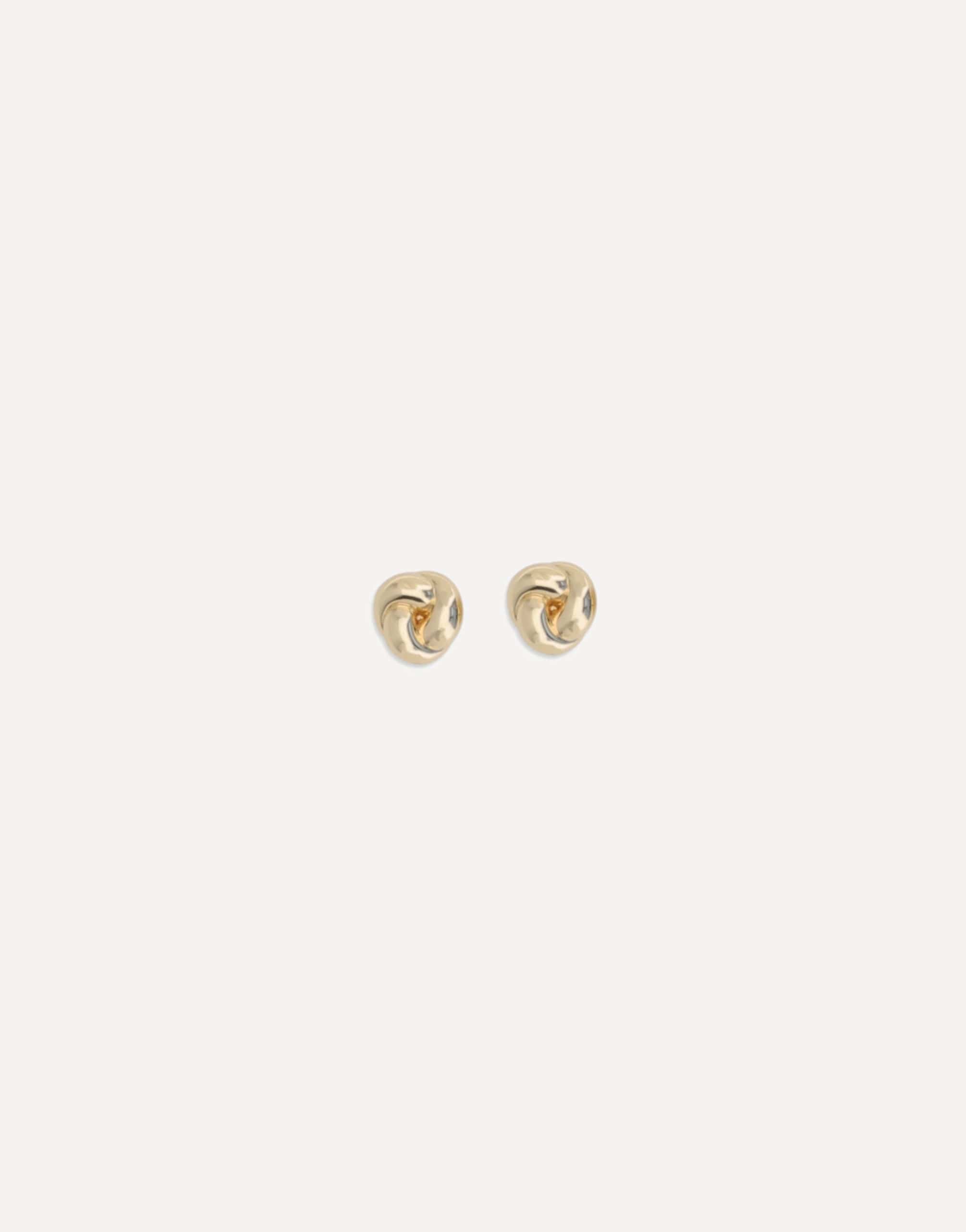 Self-Portrait Self-Portrait Small Gold Drop Knot Earrings