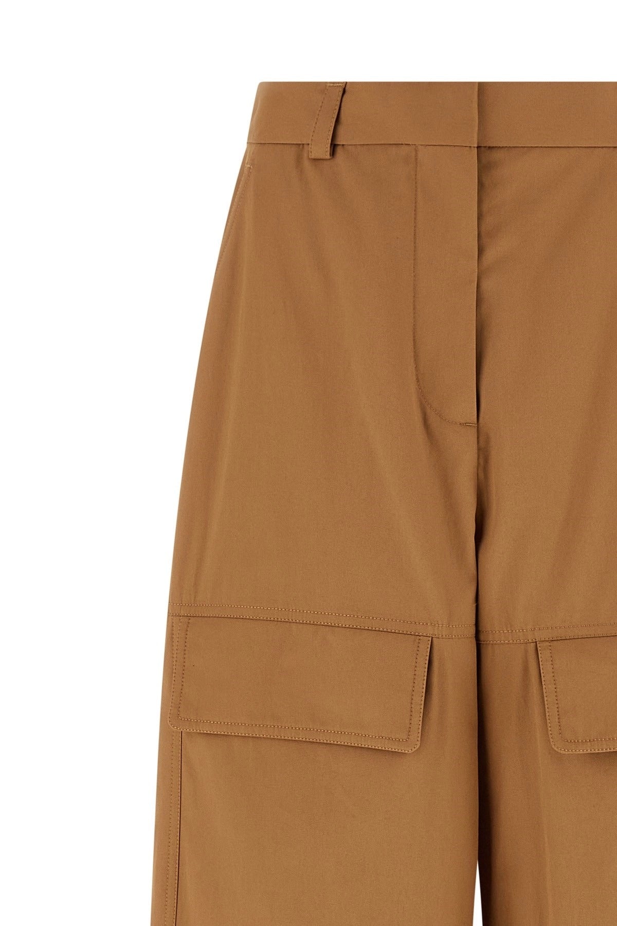 Stella McCartney Beige Cargo Cotton Pants