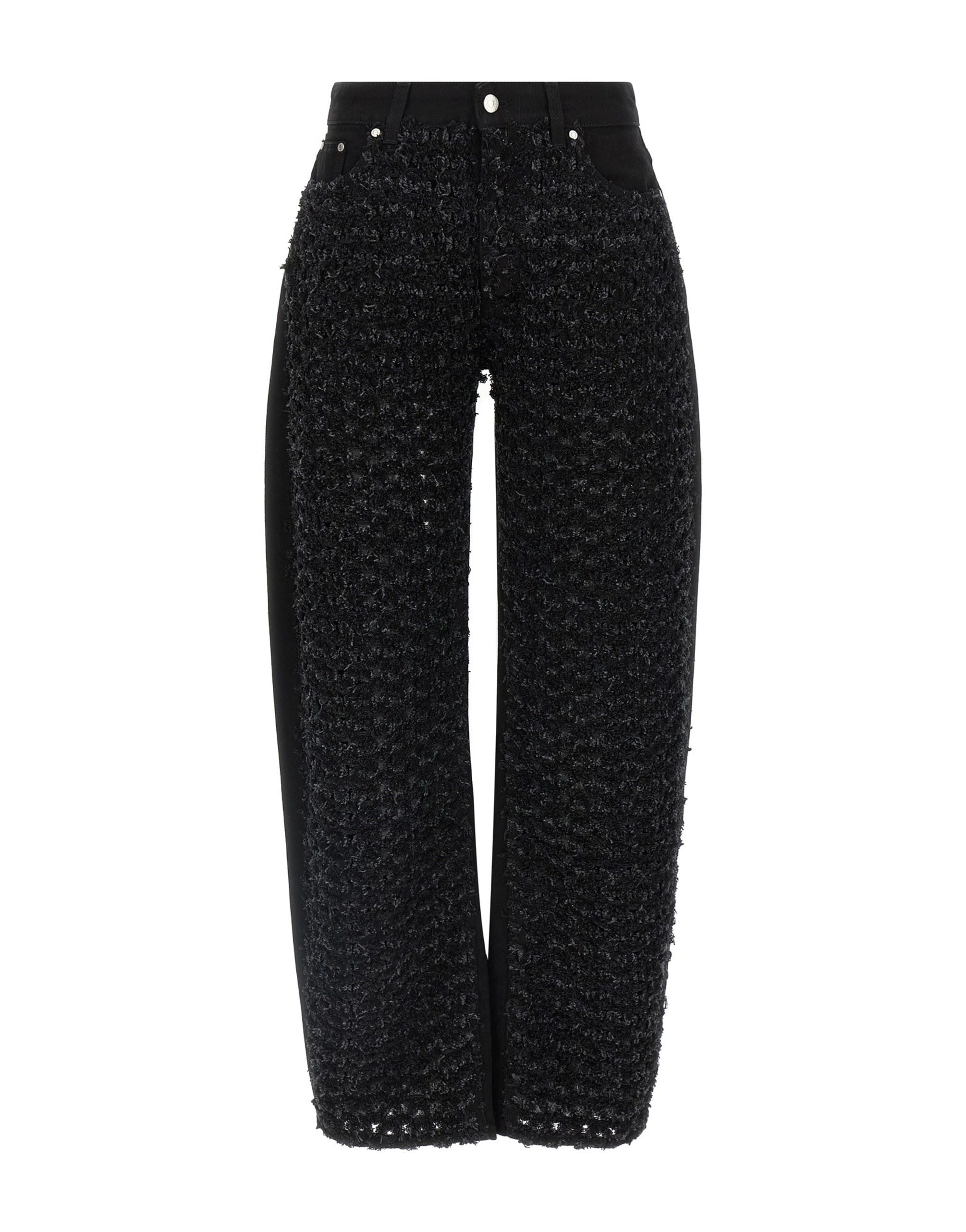 Stella McCartney Stella McCartney Black Bouclé Jeans
