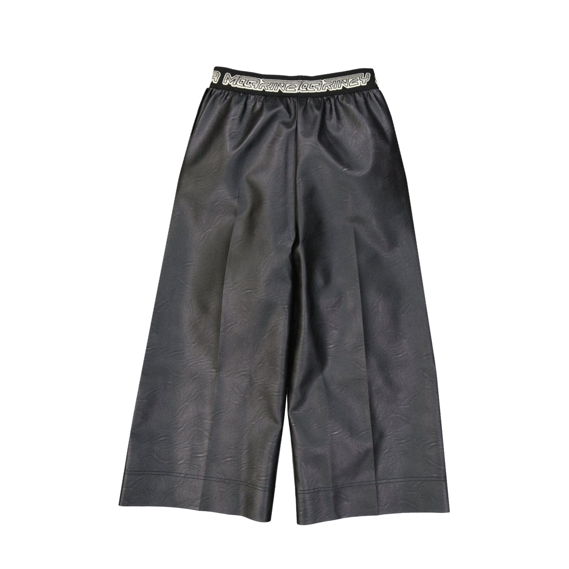Stella McCartney Cropped Leather Effect Pants - alternate view