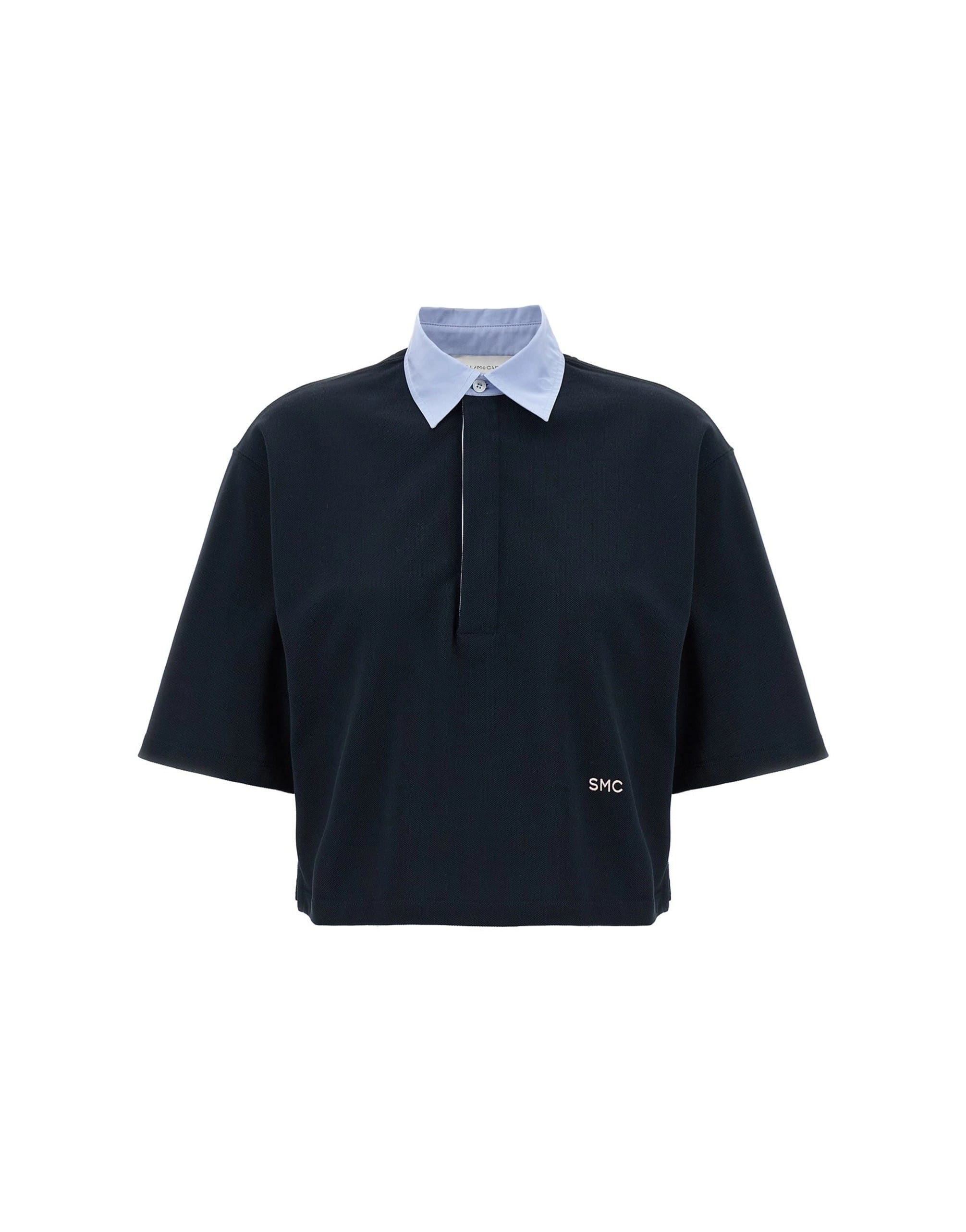 Stella McCartney Stella McCartney Cropped Piqué Polo
