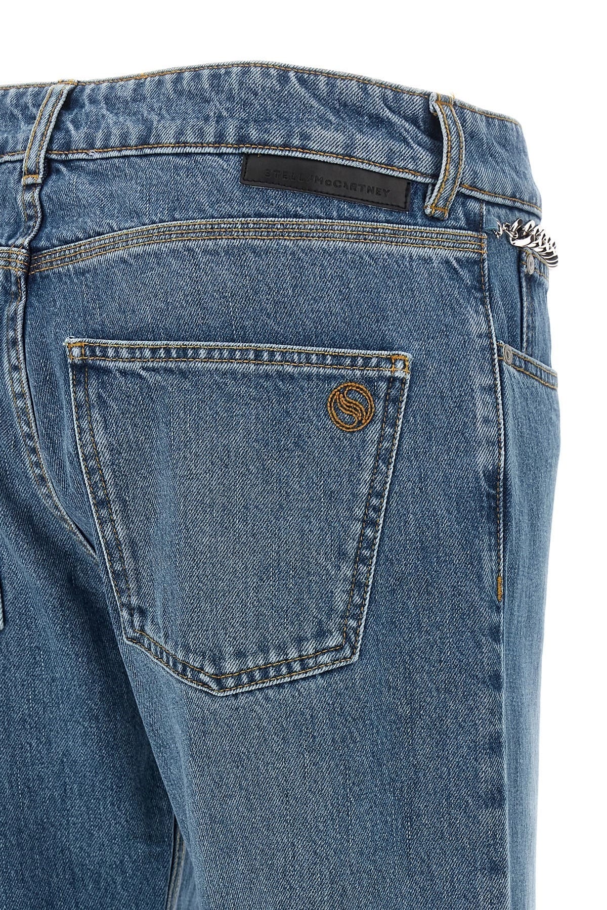 Stella McCartney Stella McCartney Falabella Chain Detail Jeans