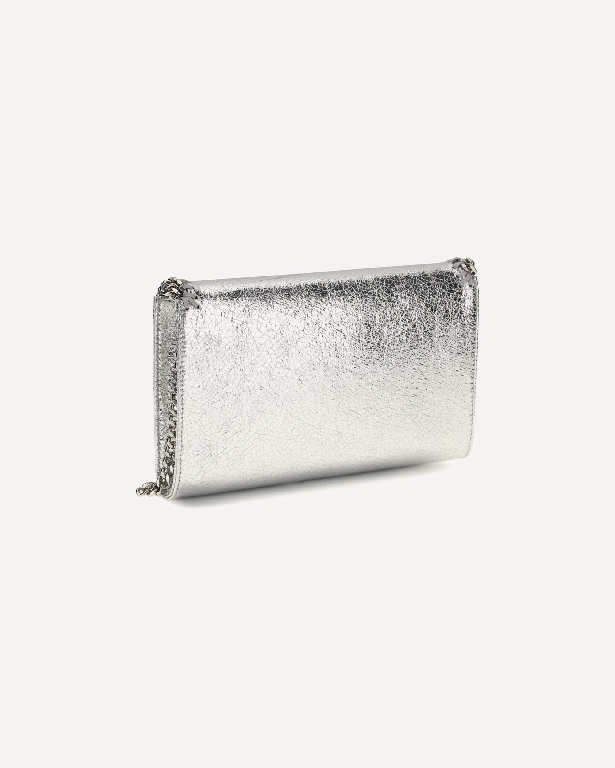 Stella McCartney Stella McCartney Falabella Metallic Fabric Shoulder Bag