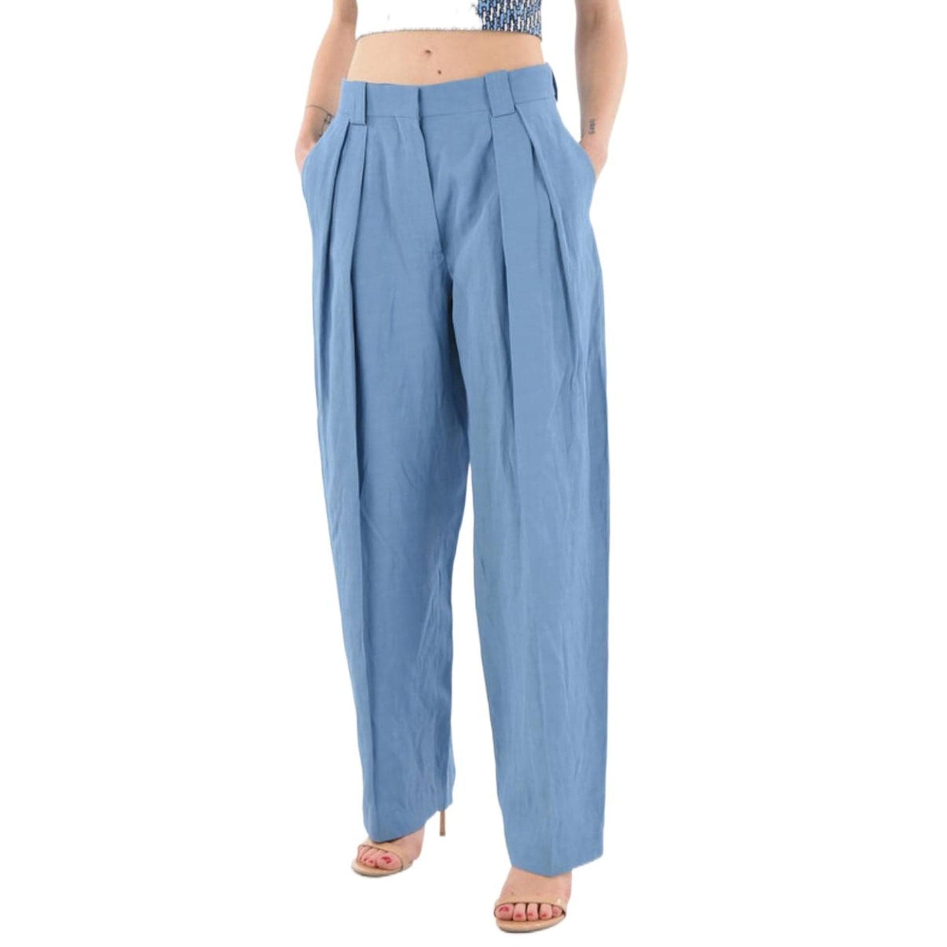 Stella McCartney High-Waist Tailored Trousers - alternate view