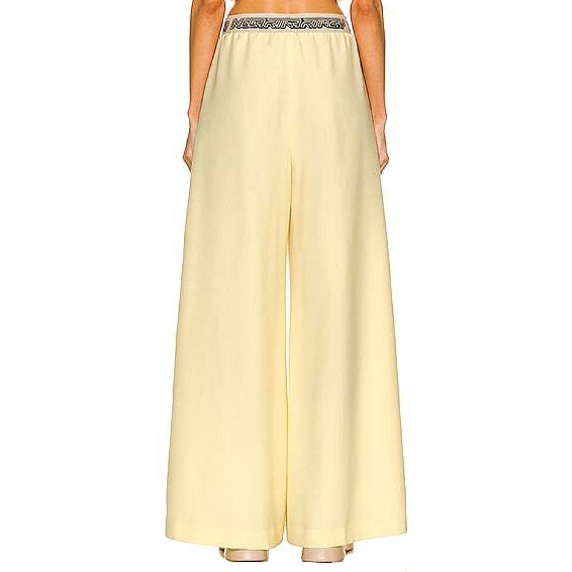 Stella McCartney Logo Wool Pants With Wide Legs